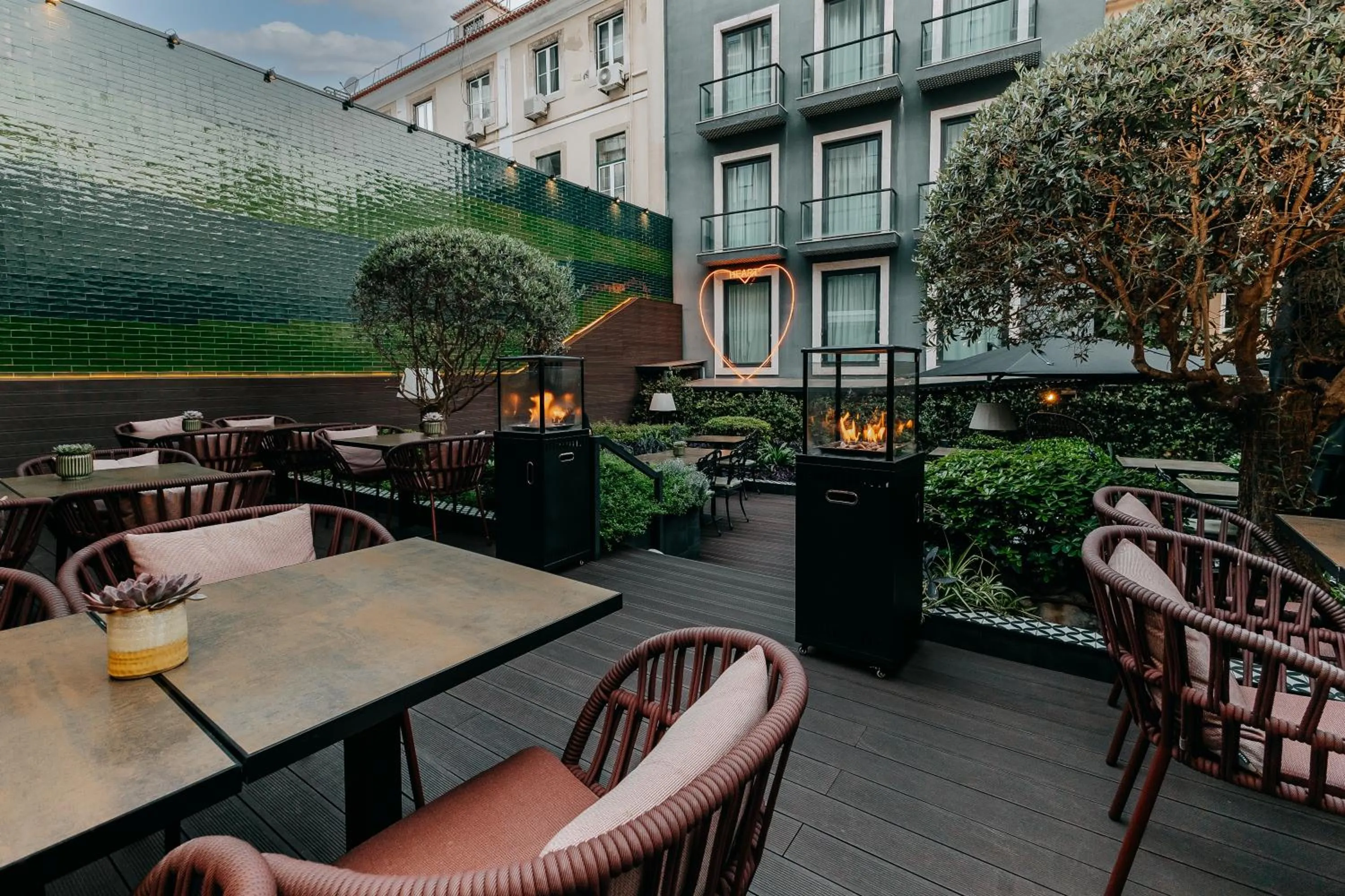 Garden in 138 Liberdade Hotel