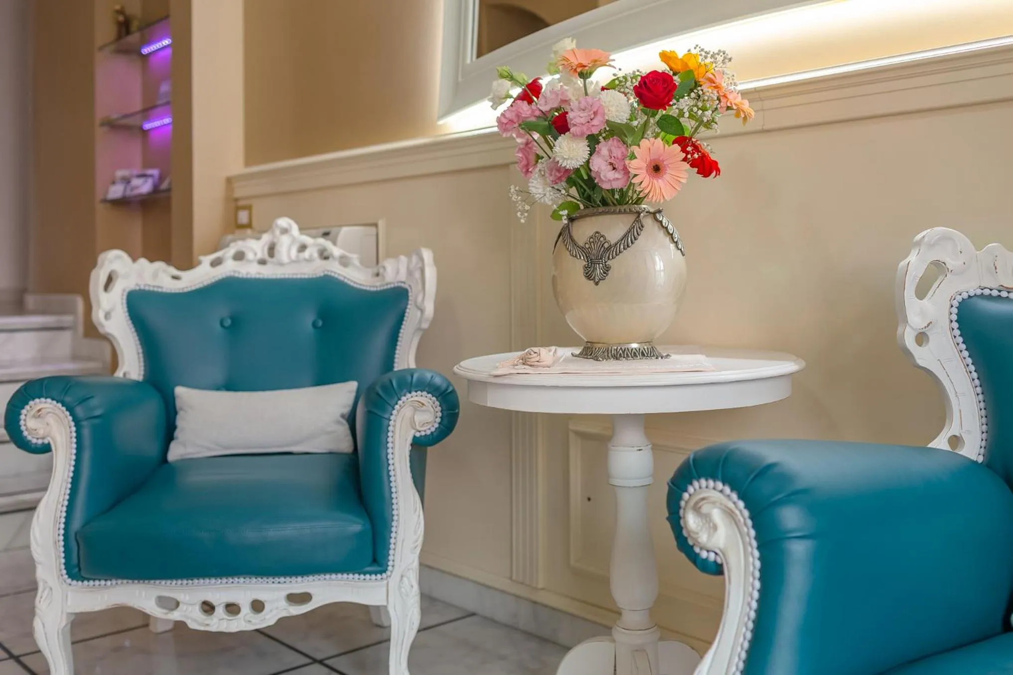 Lobby or reception in Fazio Rooms