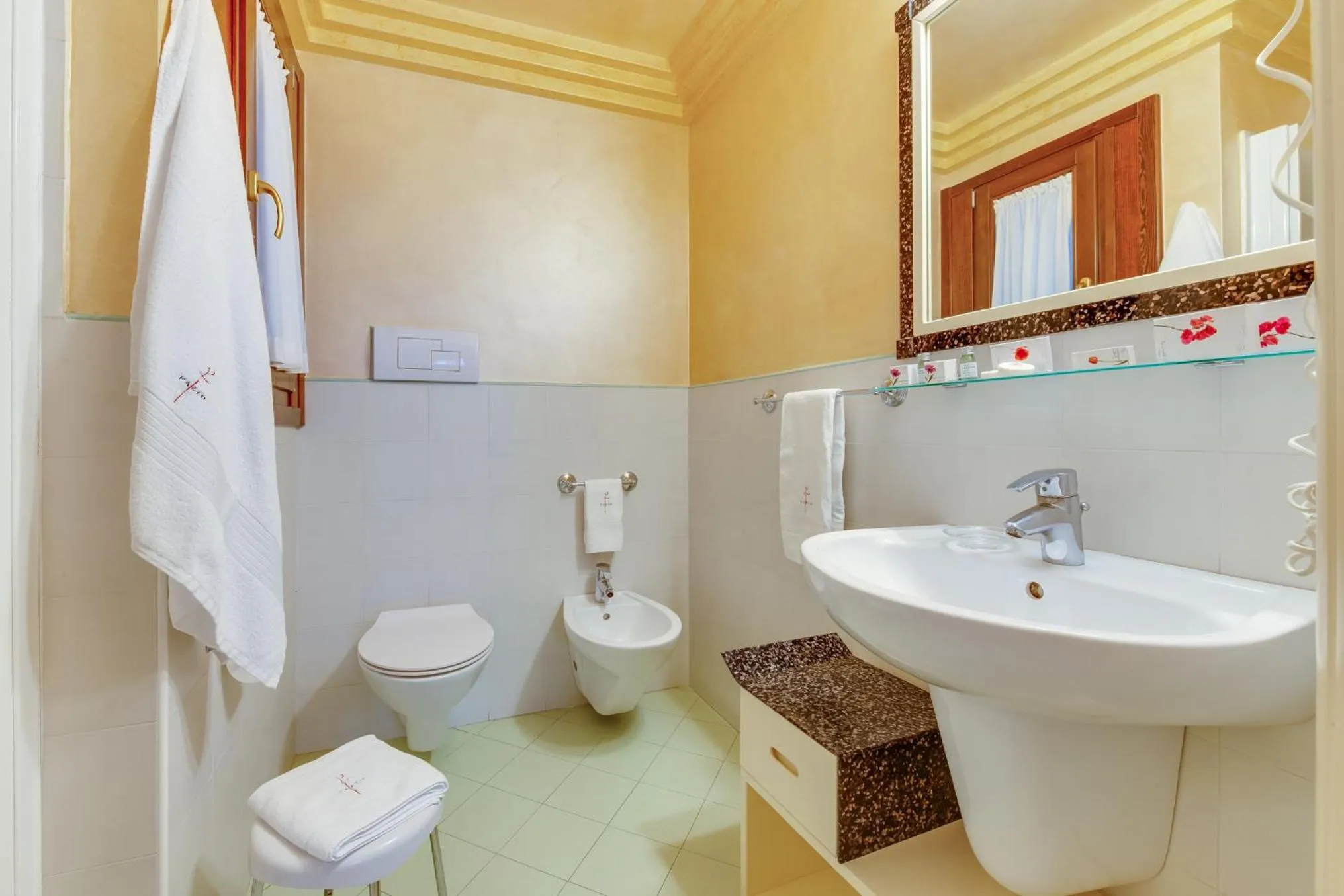 Bathroom in Fazio Rooms