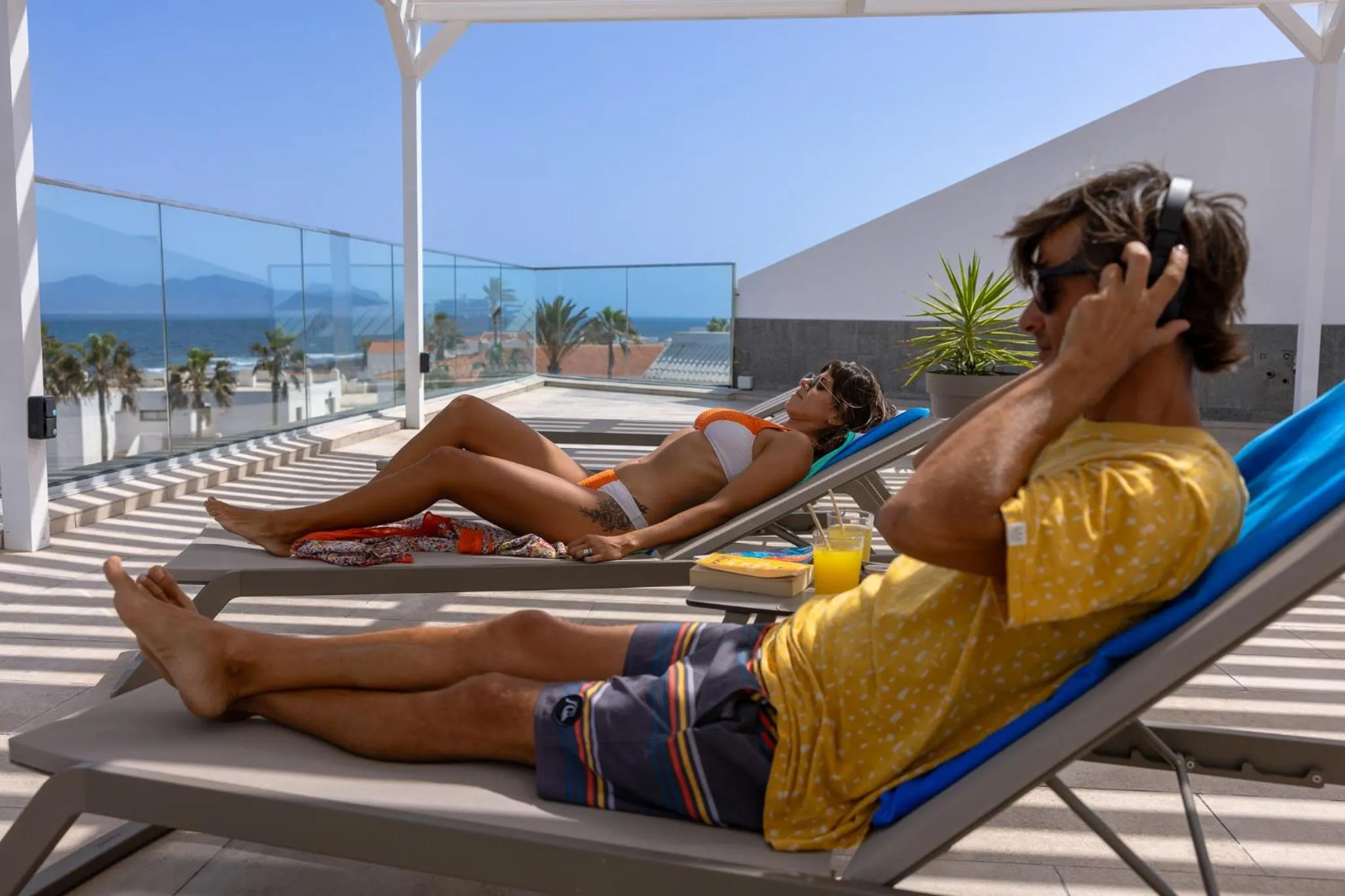 Balcony/Terrace in Corralejo Surfing Colors Hotel&Apartments