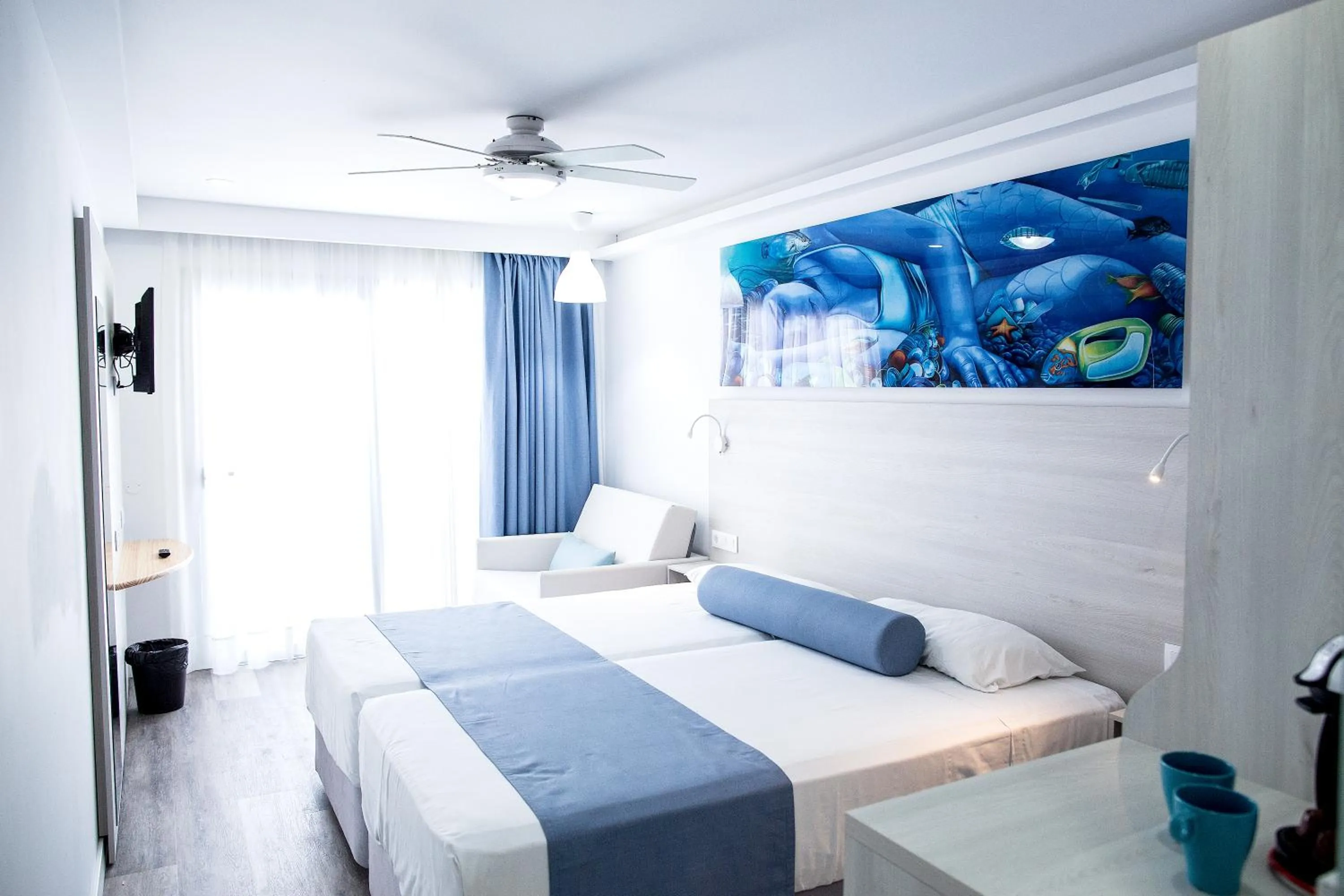 Bed in Corralejo Surfing Colors Hotel&Apartments