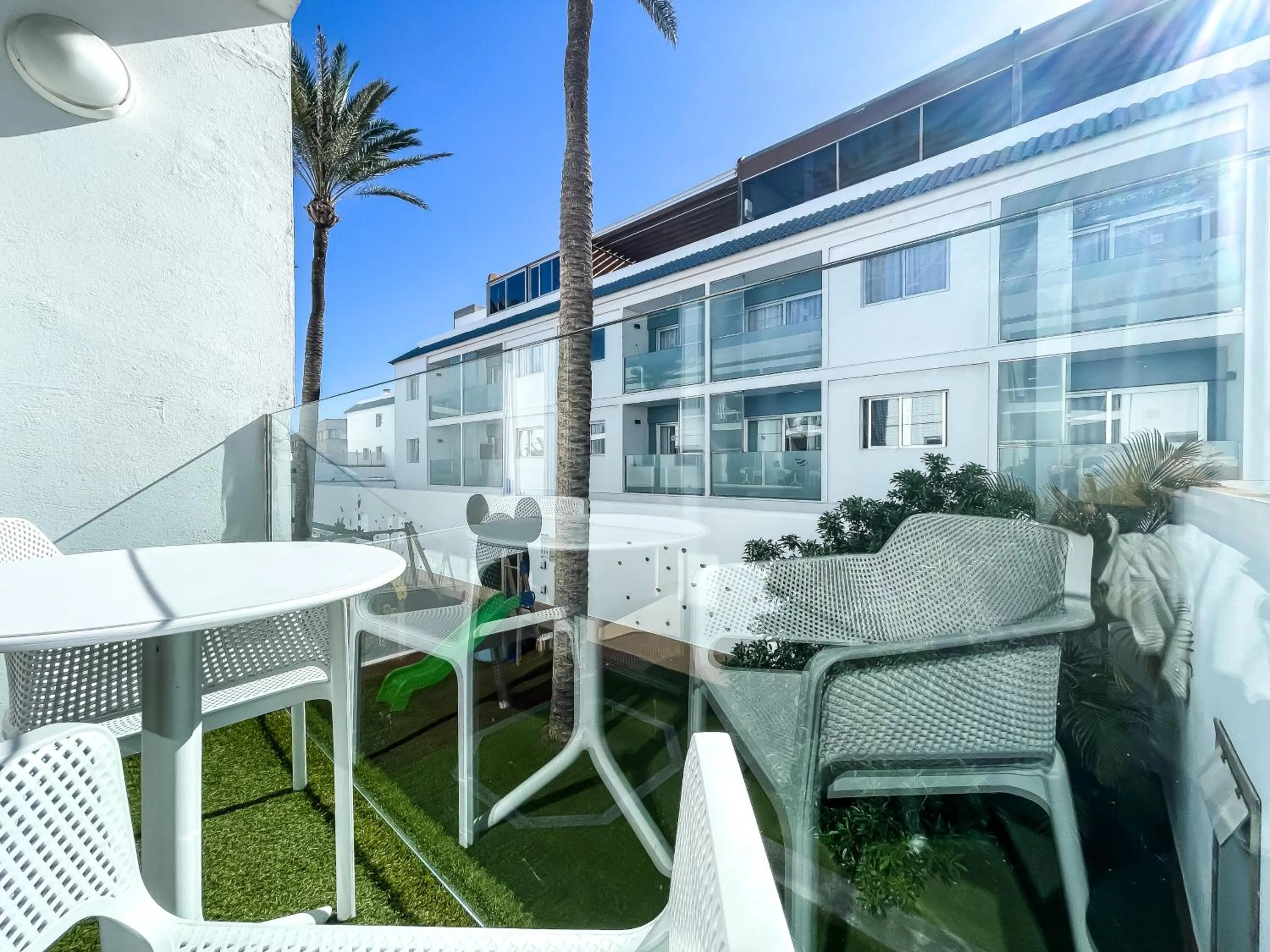 Garden view in Corralejo Surfing Colors Hotel&Apartments