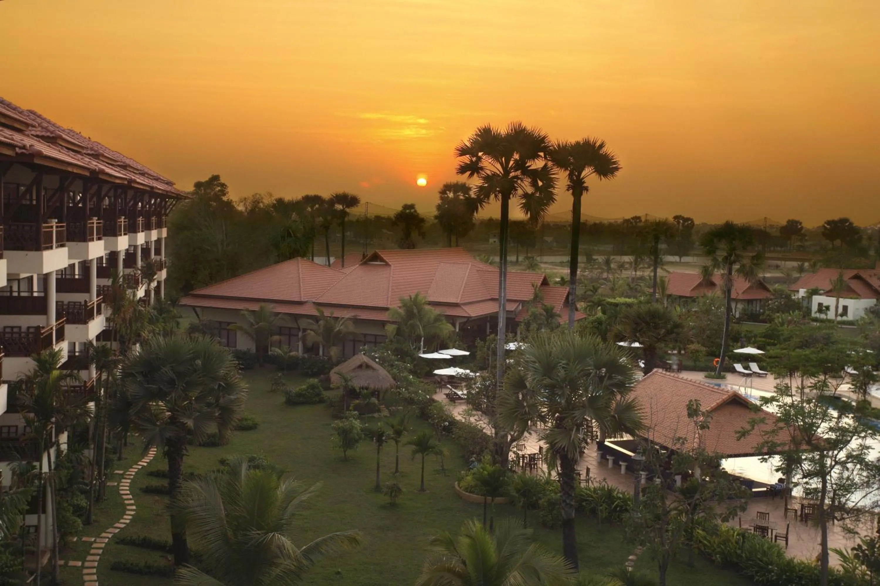 Bird's eye view in Angkor Palace Resort & Spa