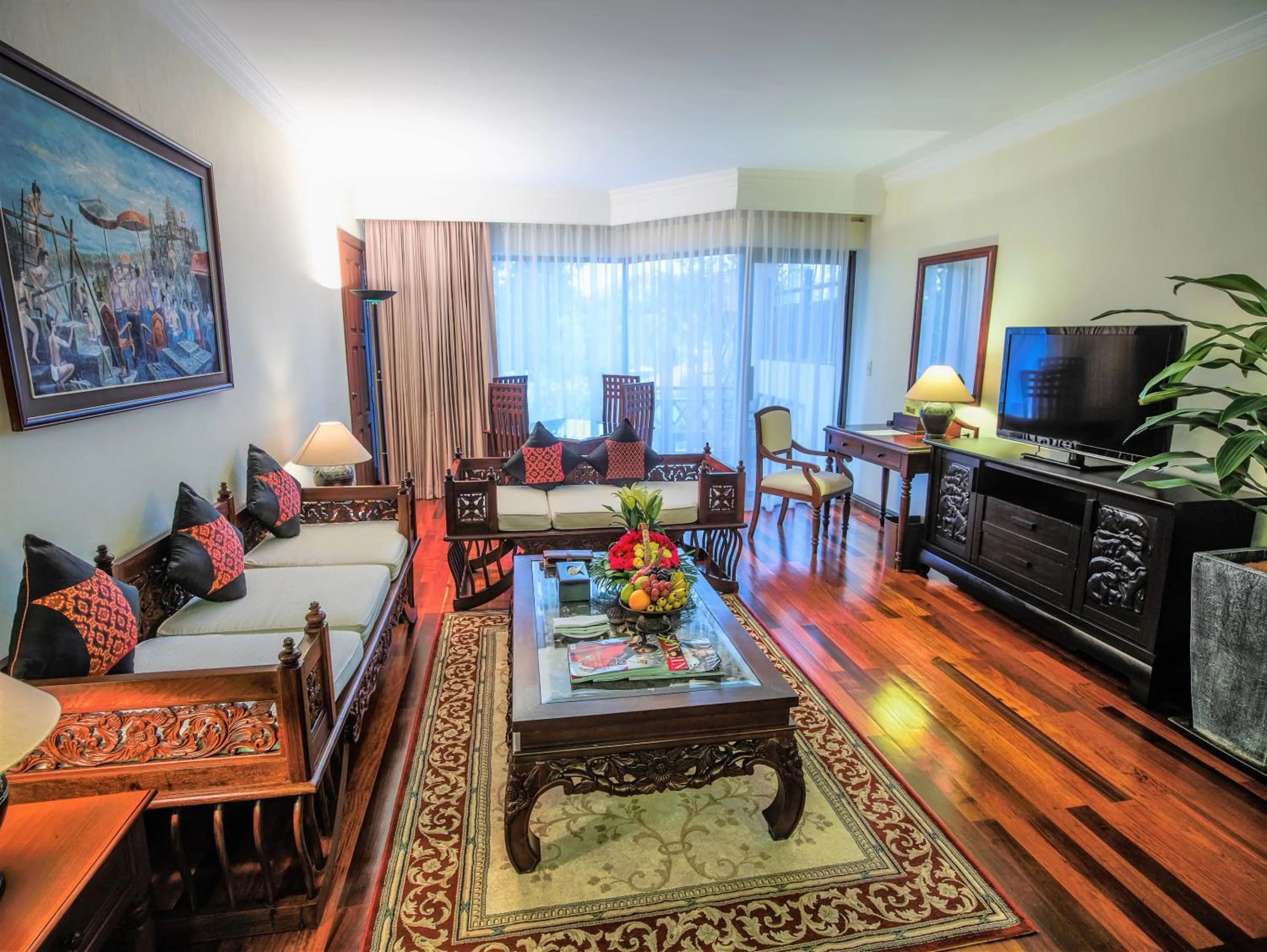 Living room in Angkor Palace Resort & Spa