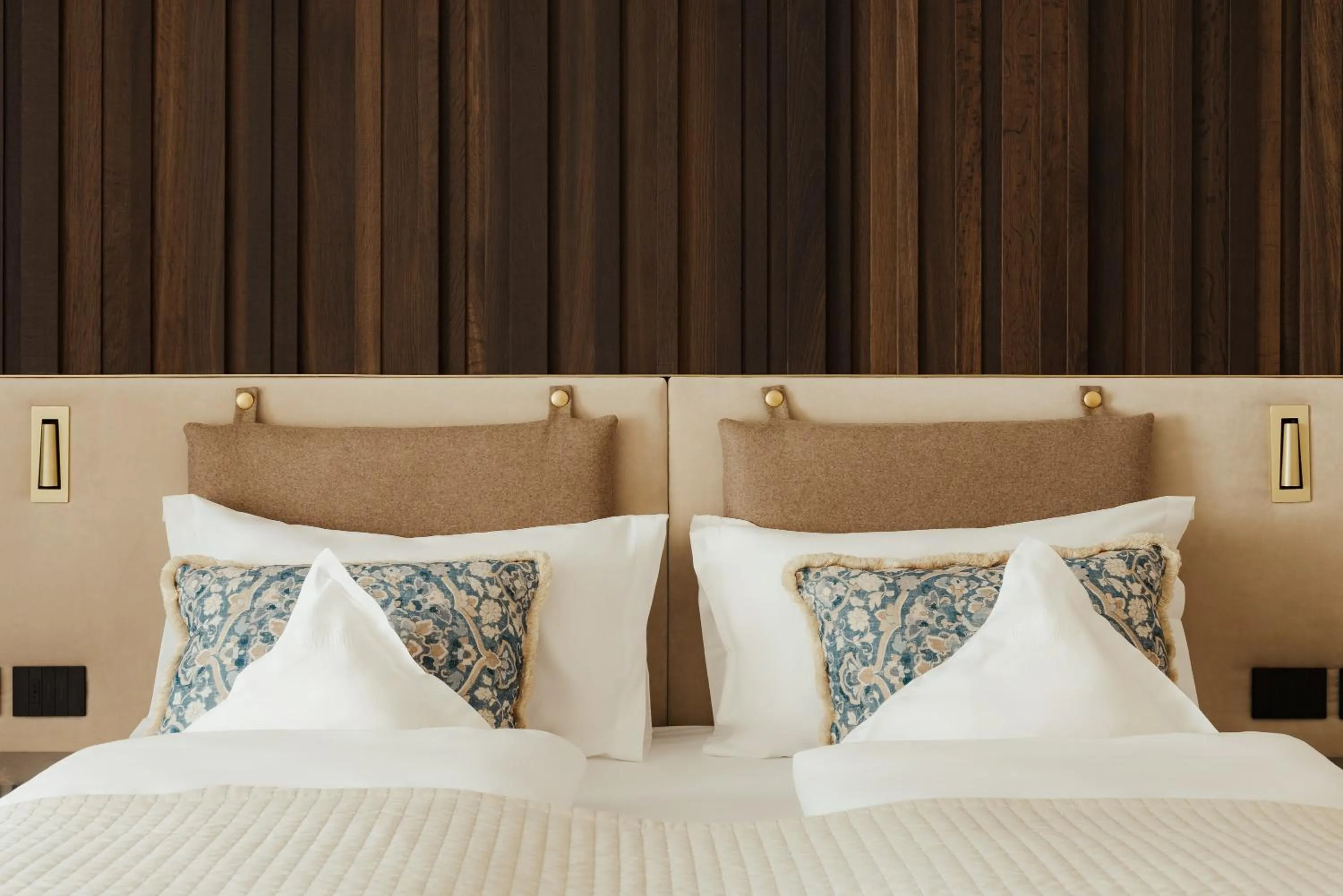 Bed in Hotel Genziana