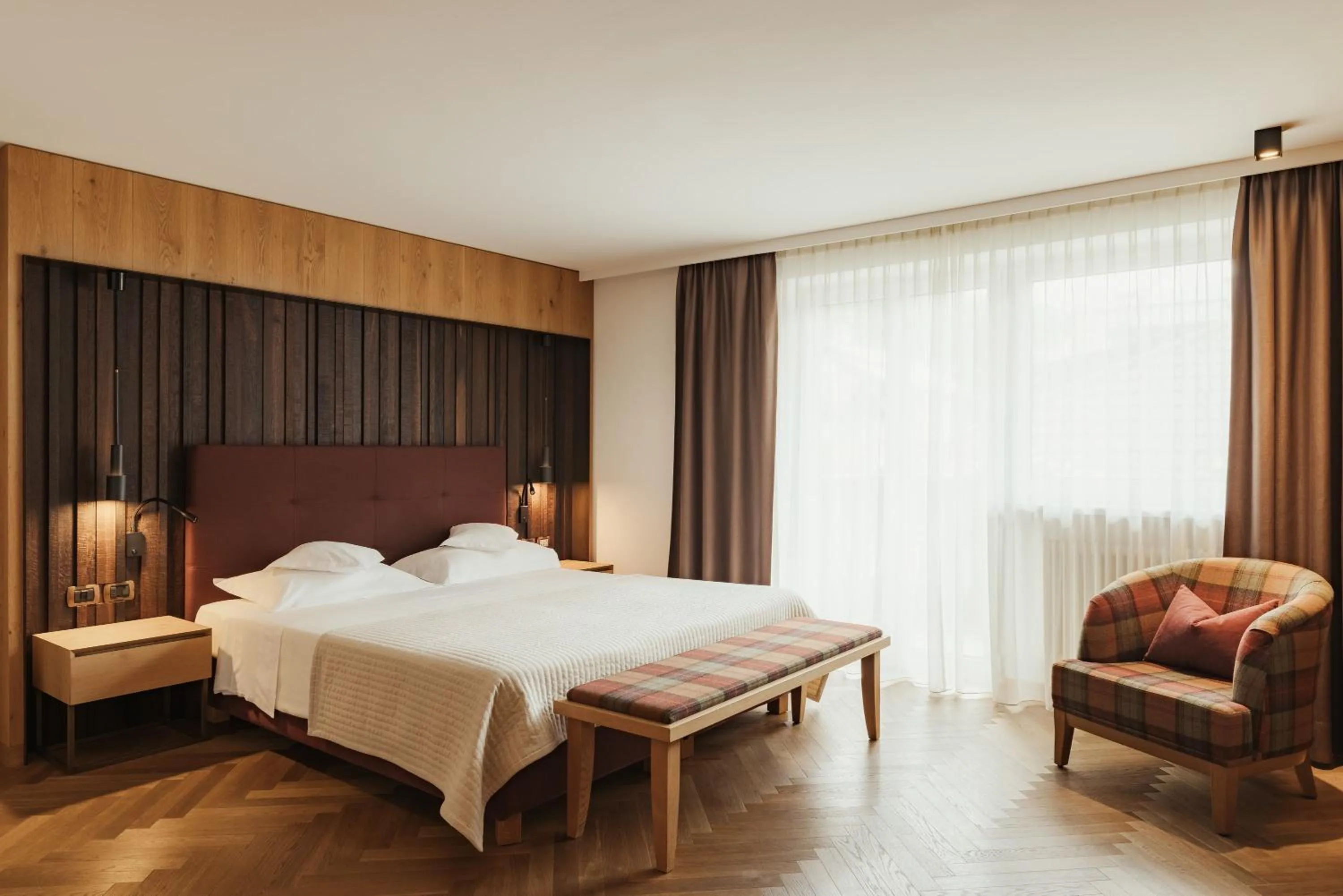 Bedroom, Bed in Hotel Genziana