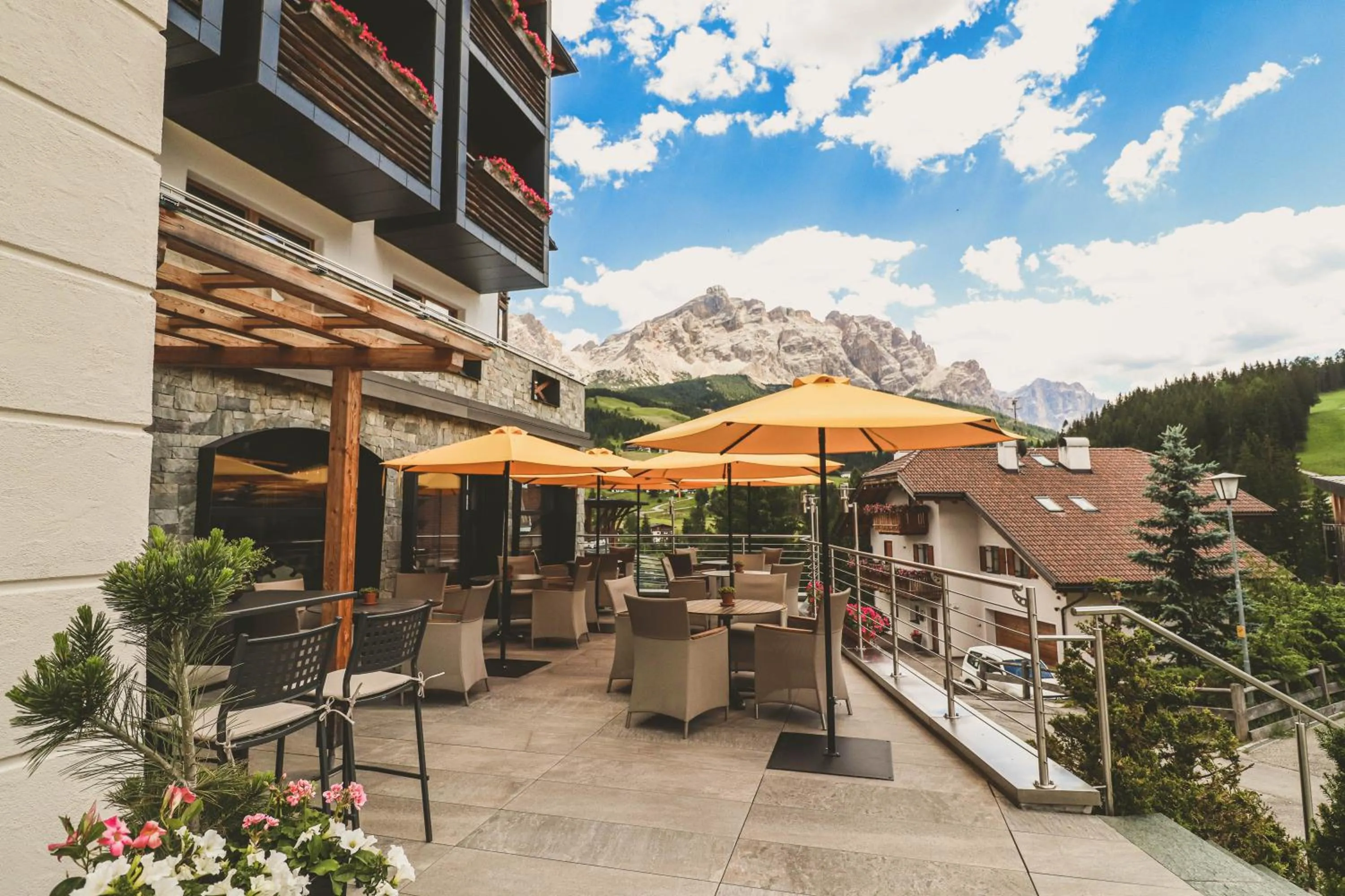 Balcony/Terrace in Hotel Ciasa Soleil