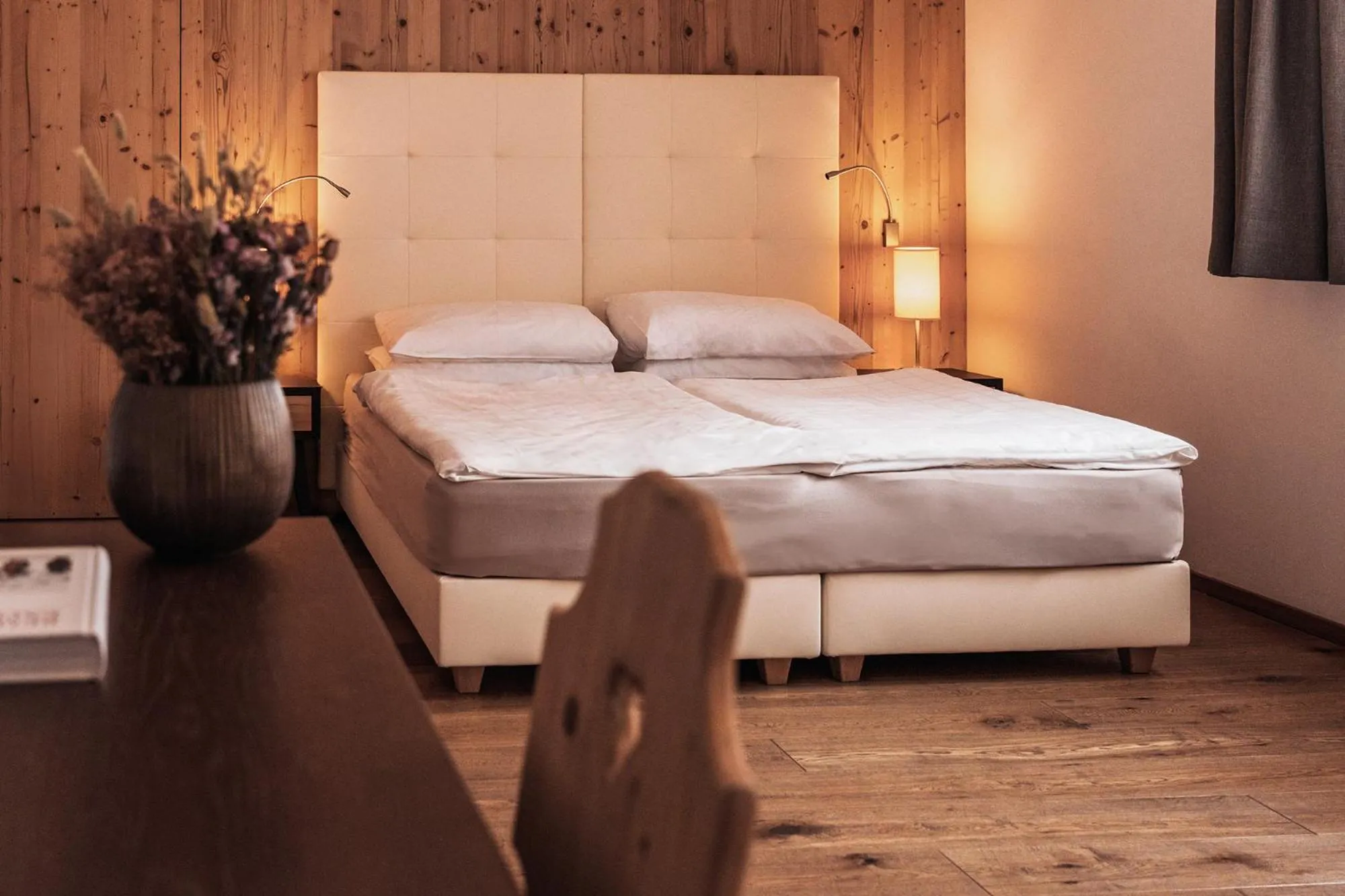 Bedroom, Bed in Hotel Ciasa Soleil