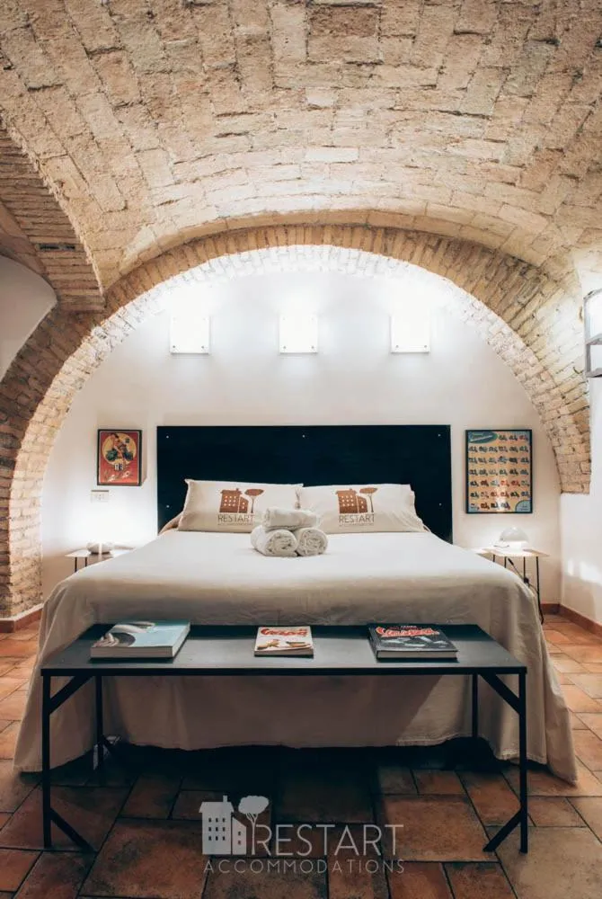Bed in Restart Accommodations Balestra
