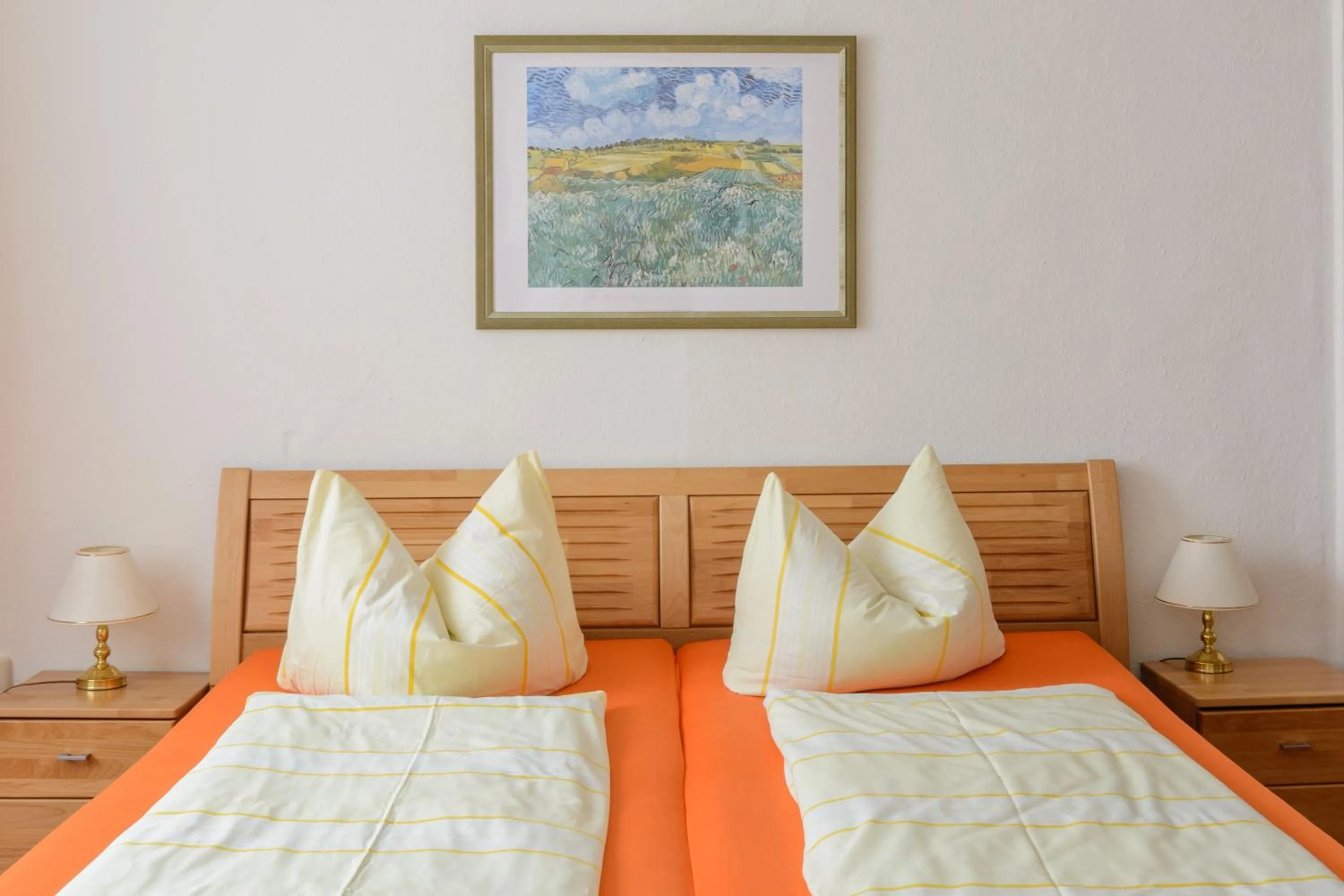 Bed in Hotel Weltrich