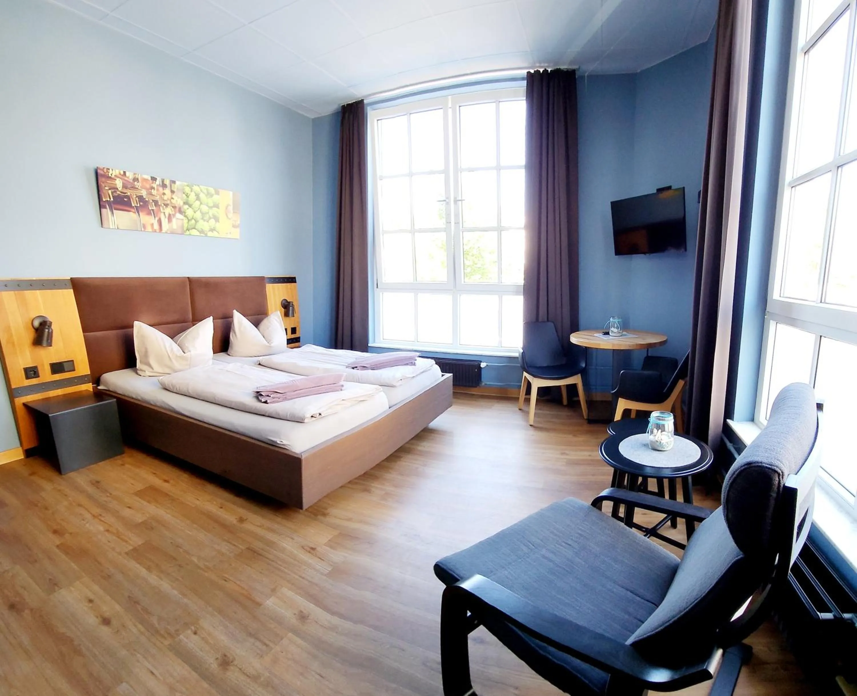 Bedroom, Bed in Kühlungsborner Brauhaus