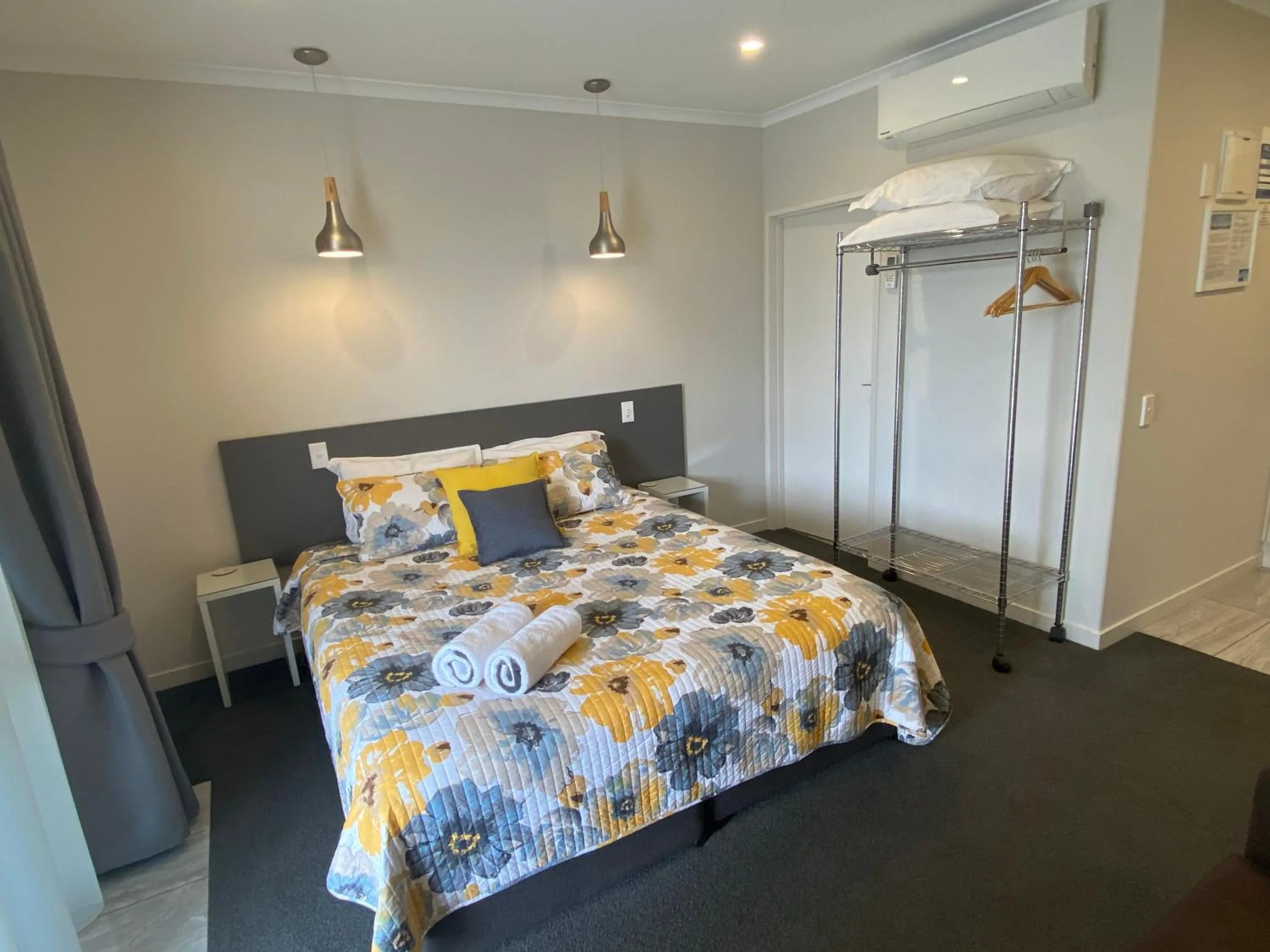 Bed in BigSky Motels