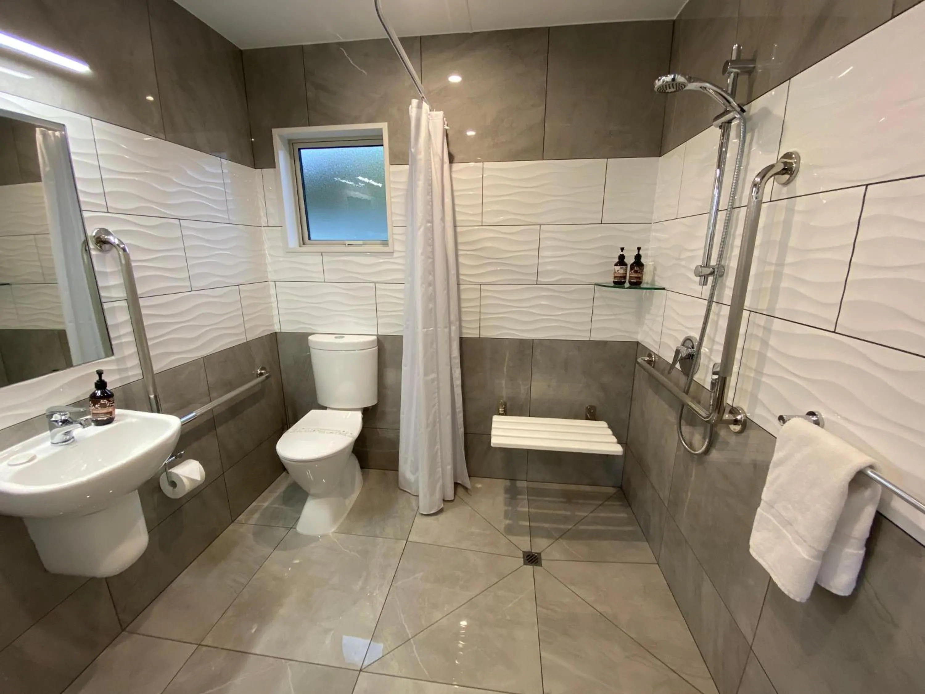 Bathroom in BigSky Motels