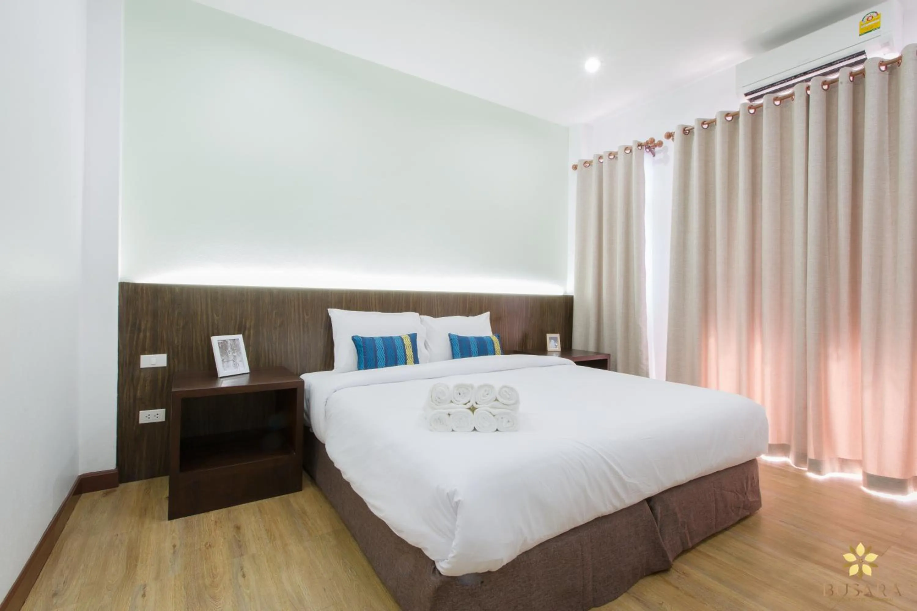 Bed in Busara Hotel Chiangmai