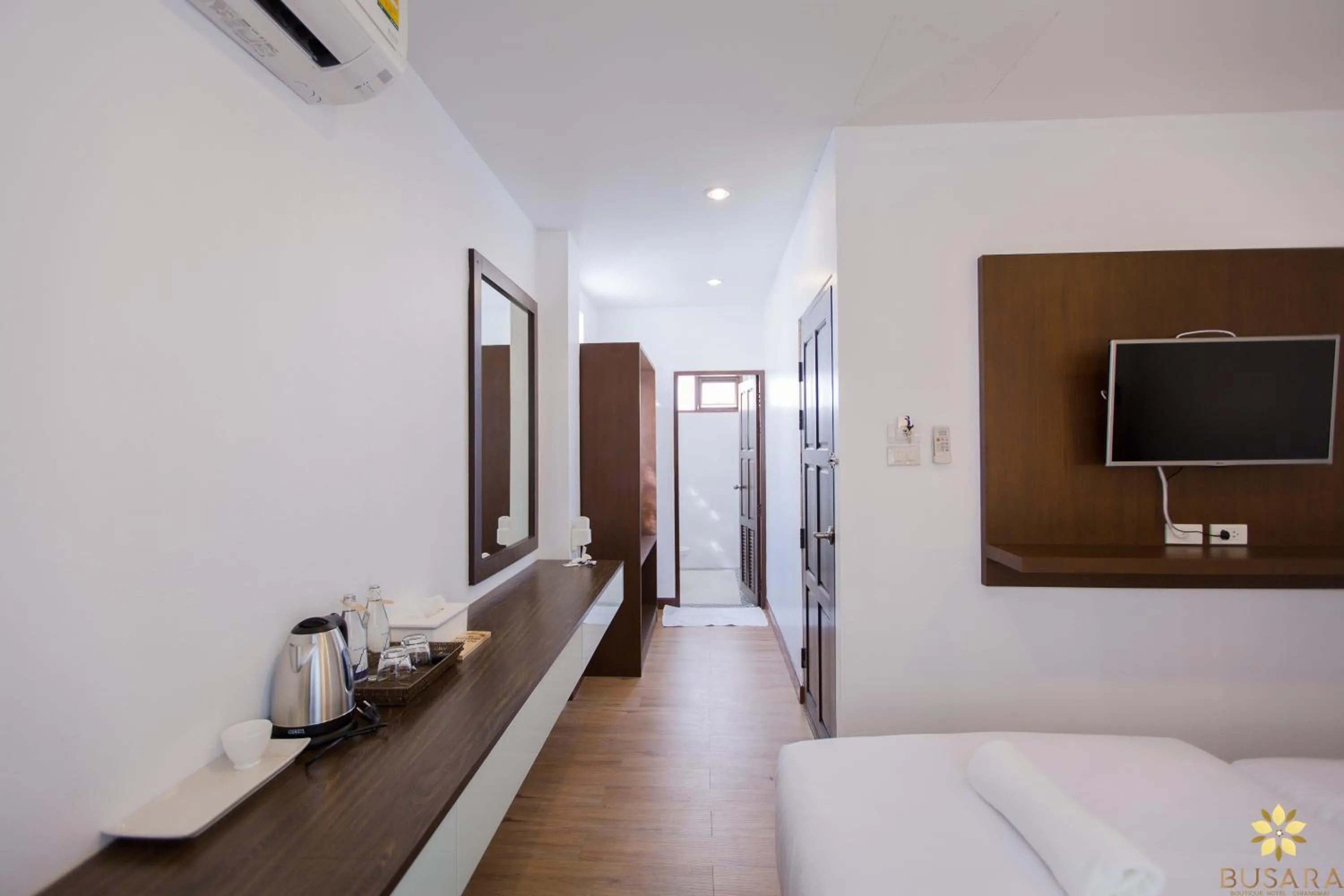 Bed in Busara Hotel Chiangmai