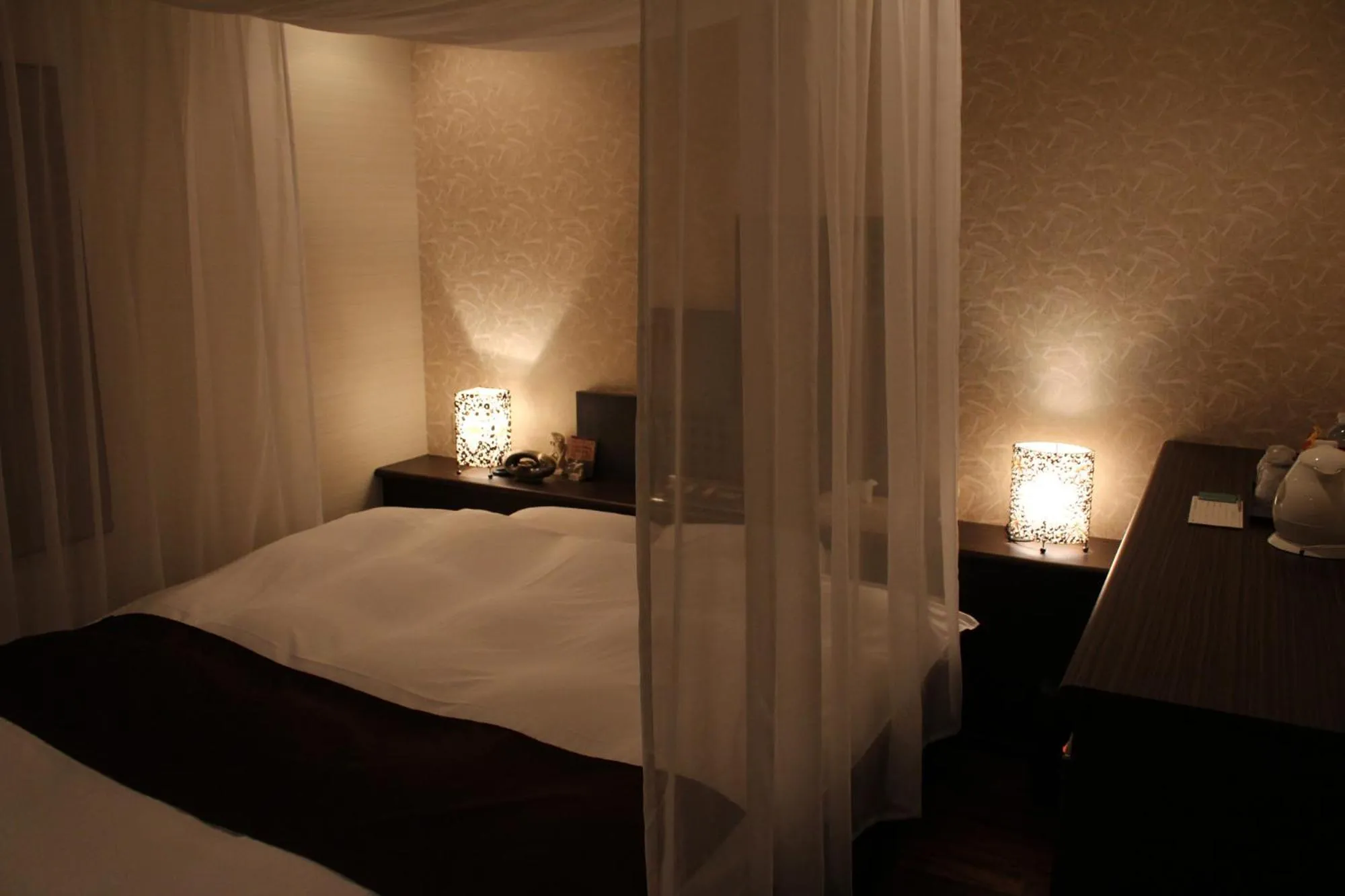 Bed in Hida Takayama Hotel Viera Resort (Adult Only)