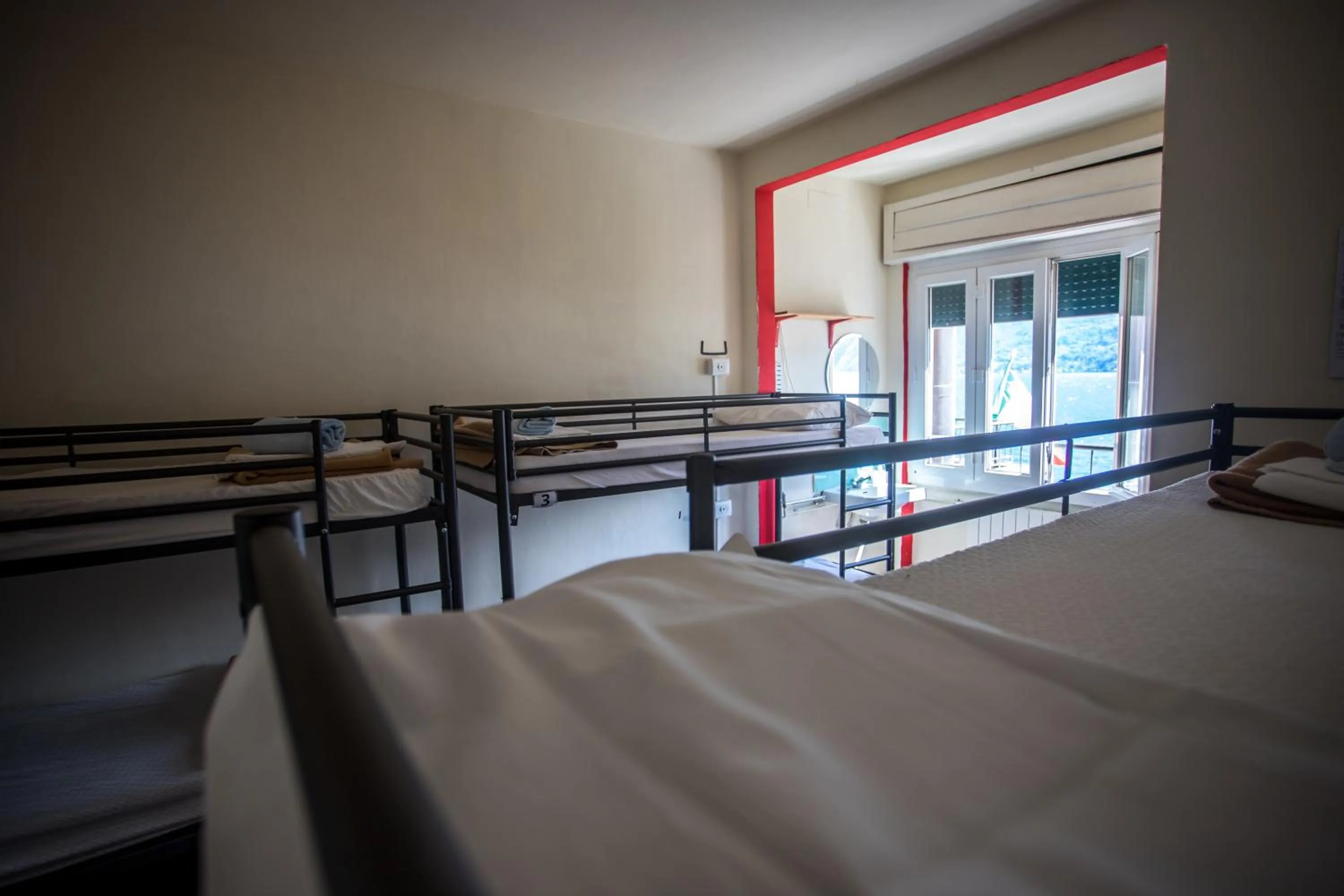 Bed in Lake Como Hostel