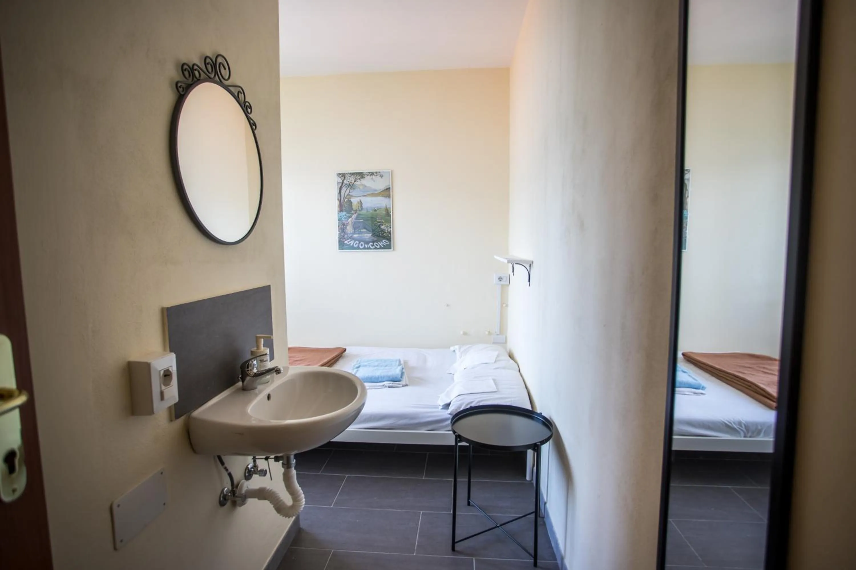 Bed in Lake Como Hostel