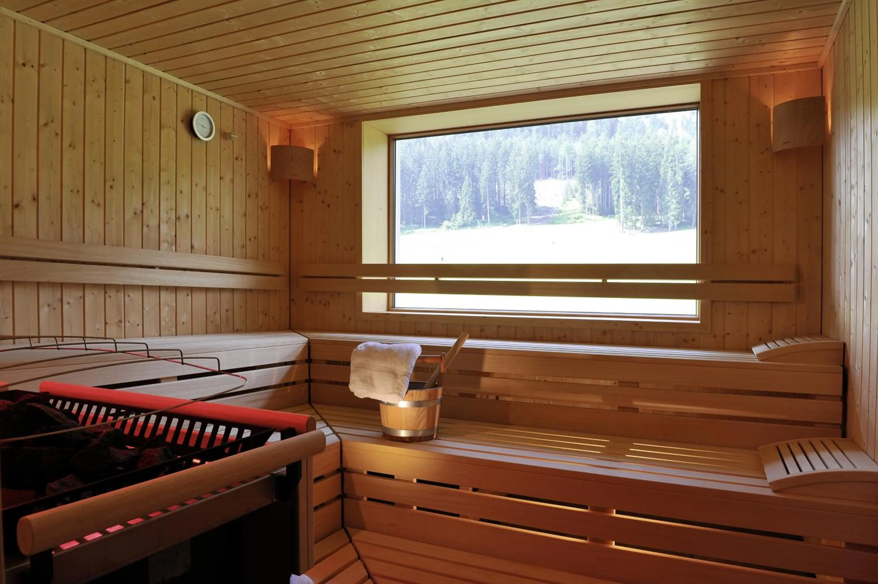 Sauna in Familienhotel Moos-Alm