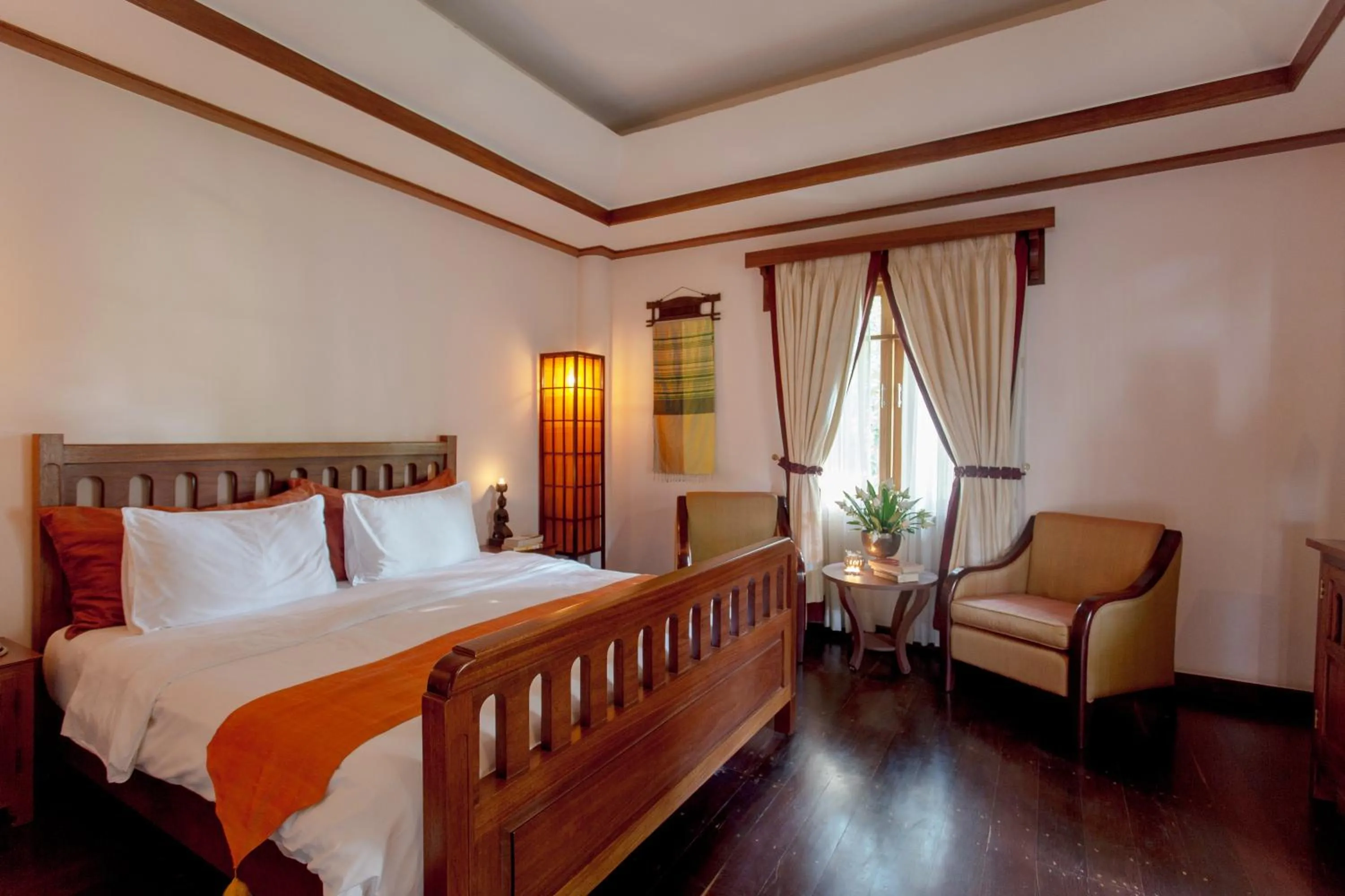 Bed in Royal Angkor Resort & Spa