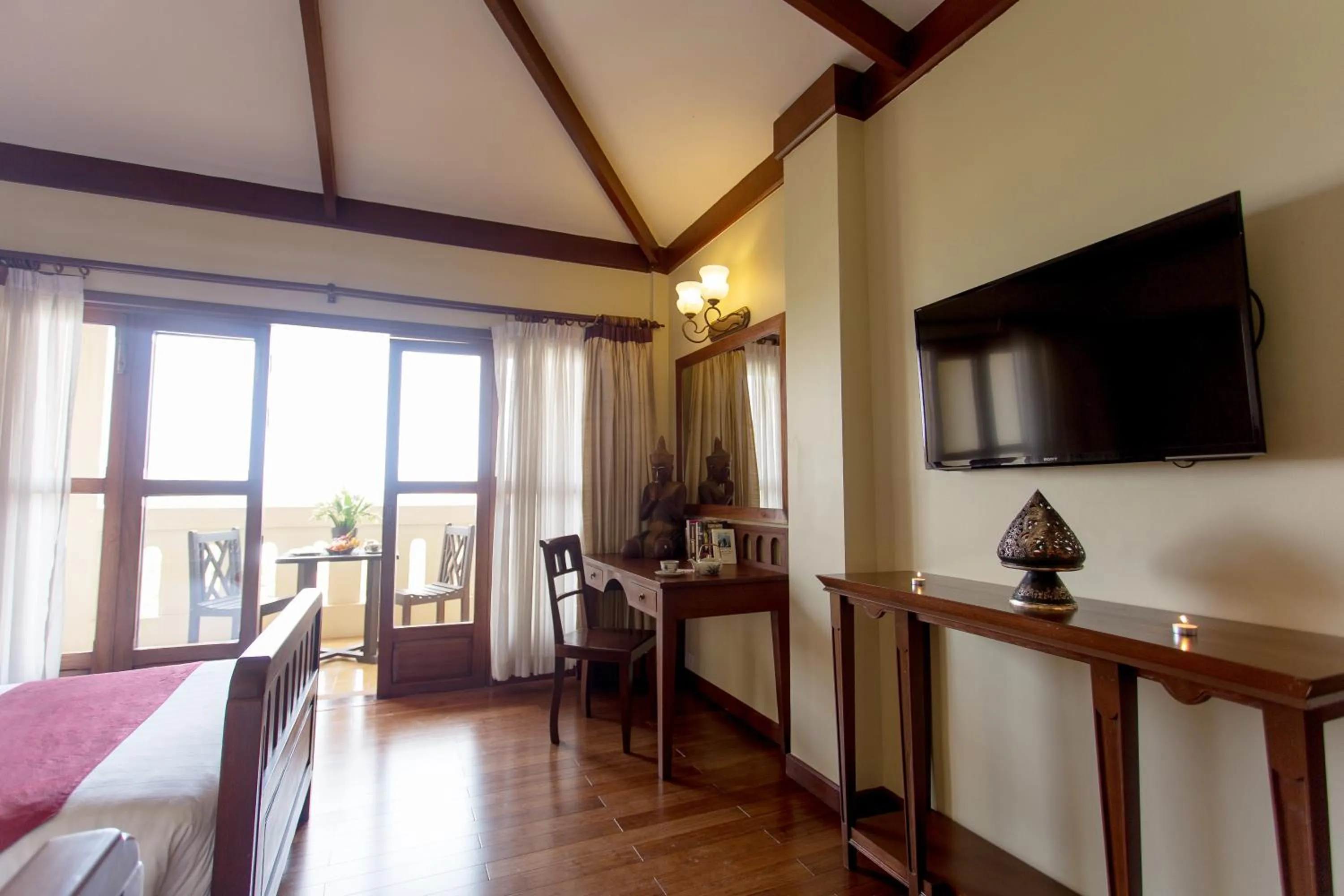 Bed in Royal Angkor Resort & Spa