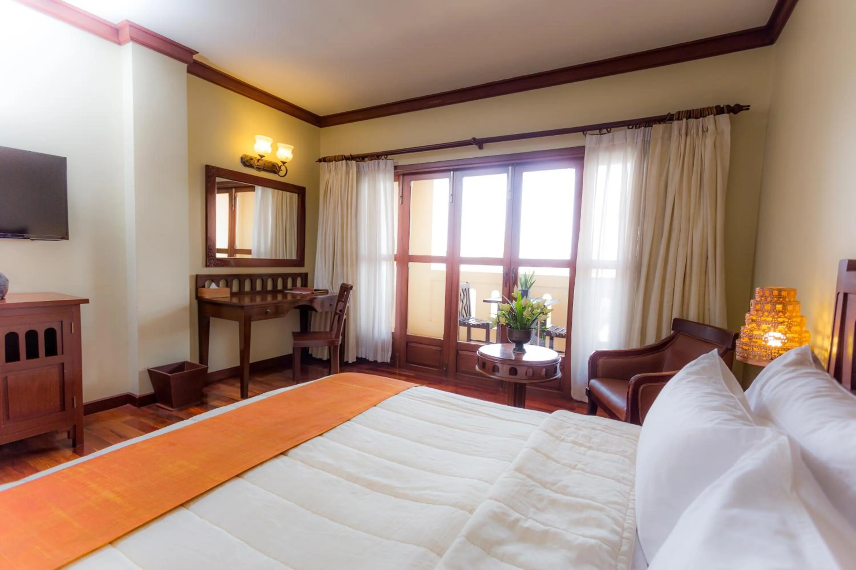 Bed in Royal Angkor Resort & Spa
