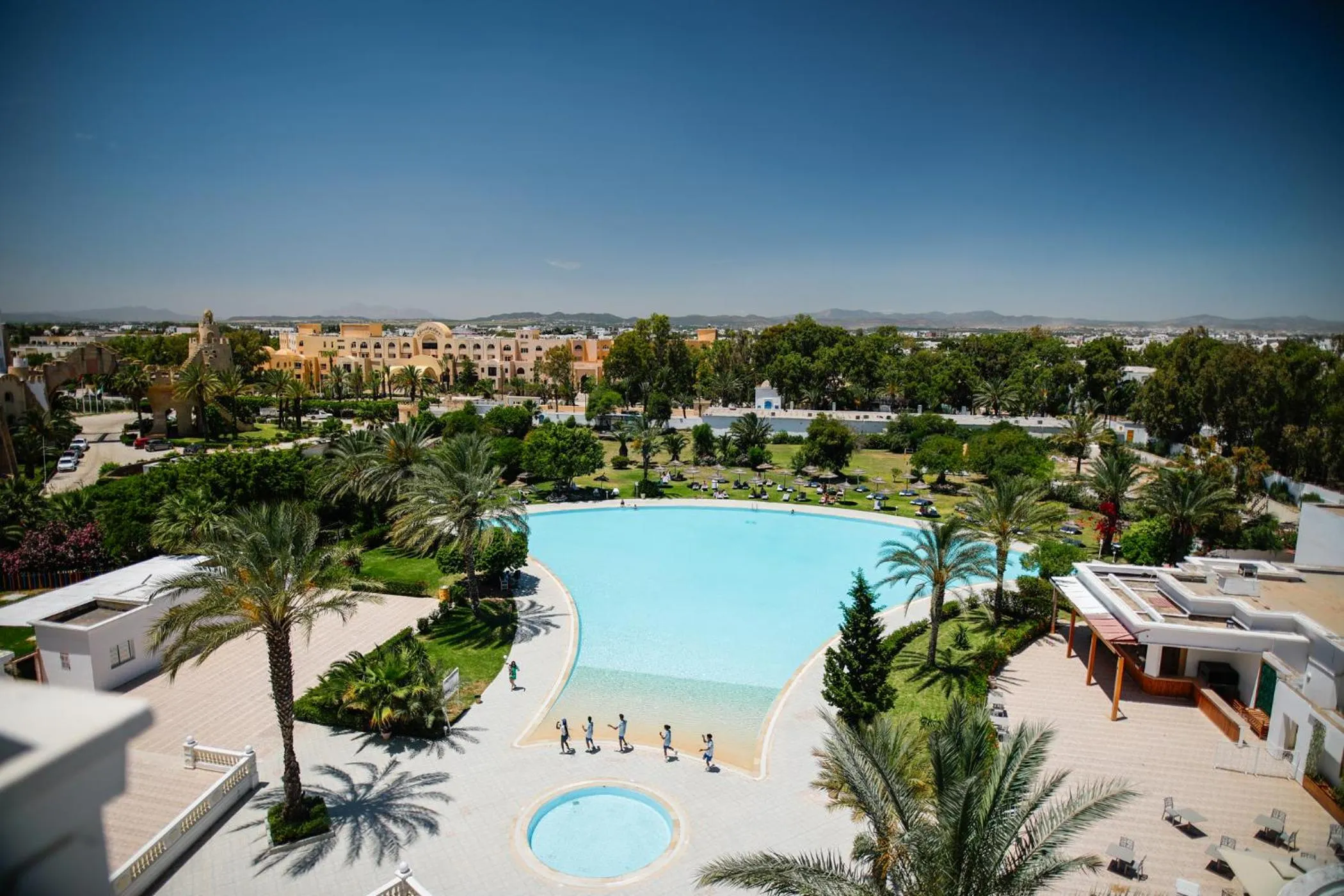 Swimming pool in TMK L'Atrium Yasmine by Turismark