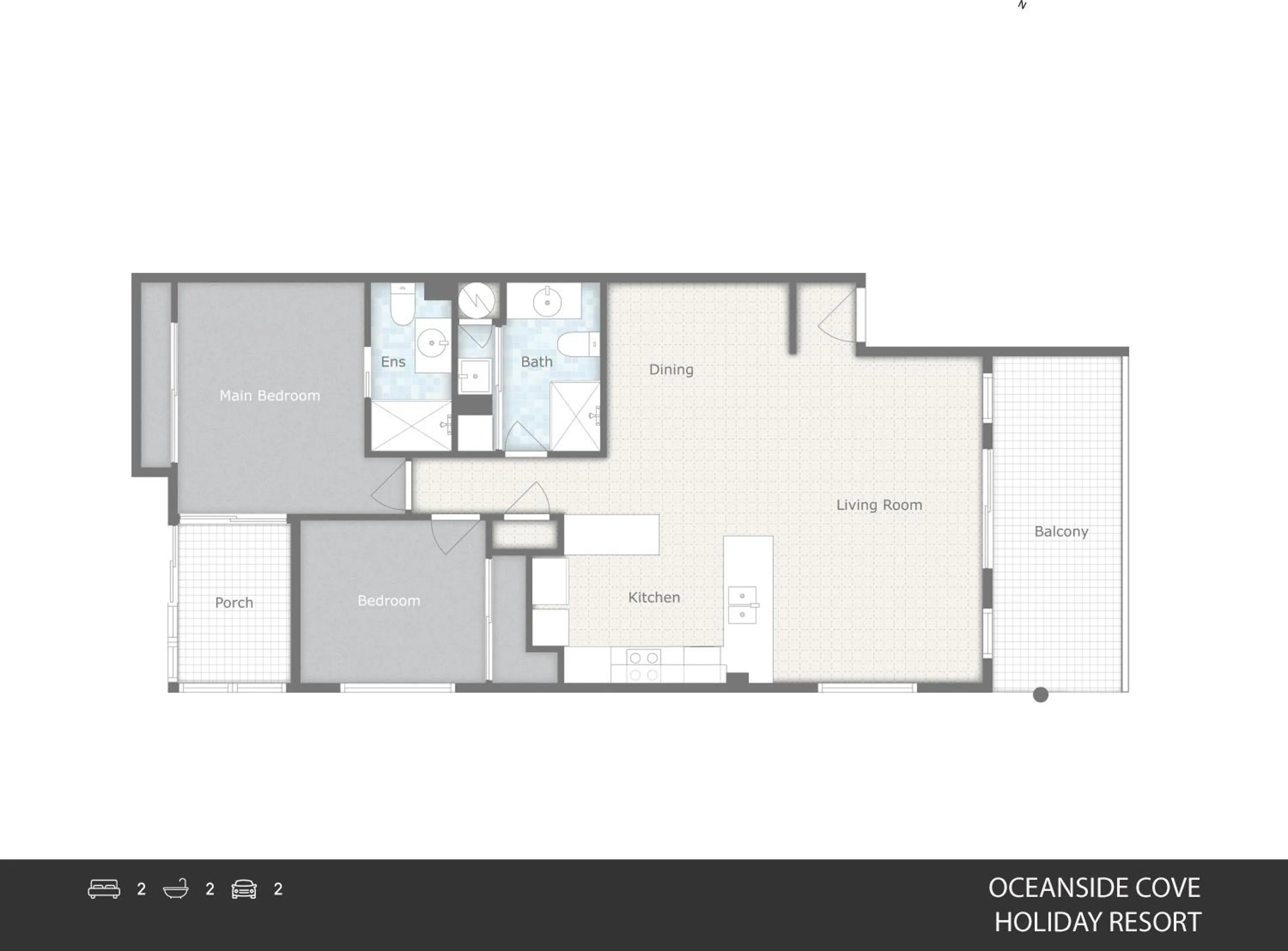 Floor plan in Oceanside Cove