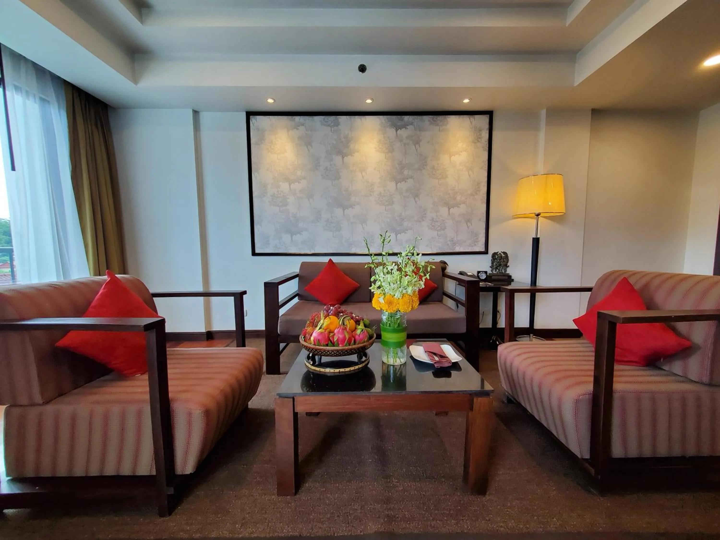 Living room in Tara Angkor Hotel