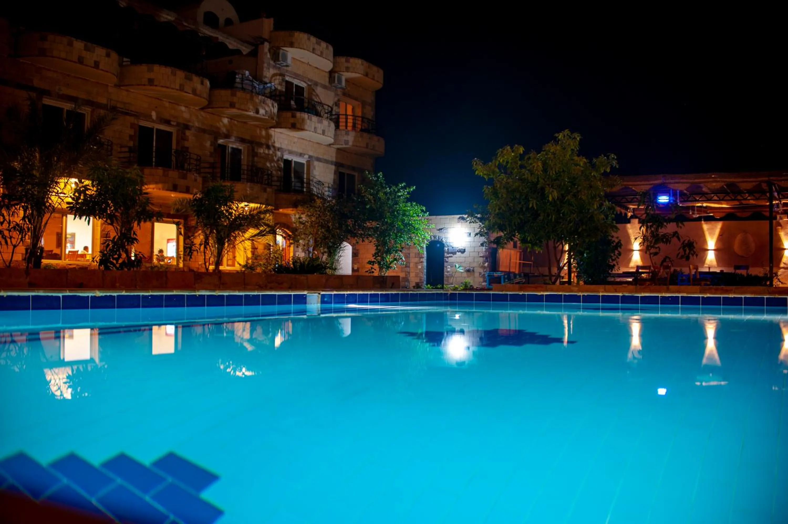 Swimming pool in New Memnon Hotel