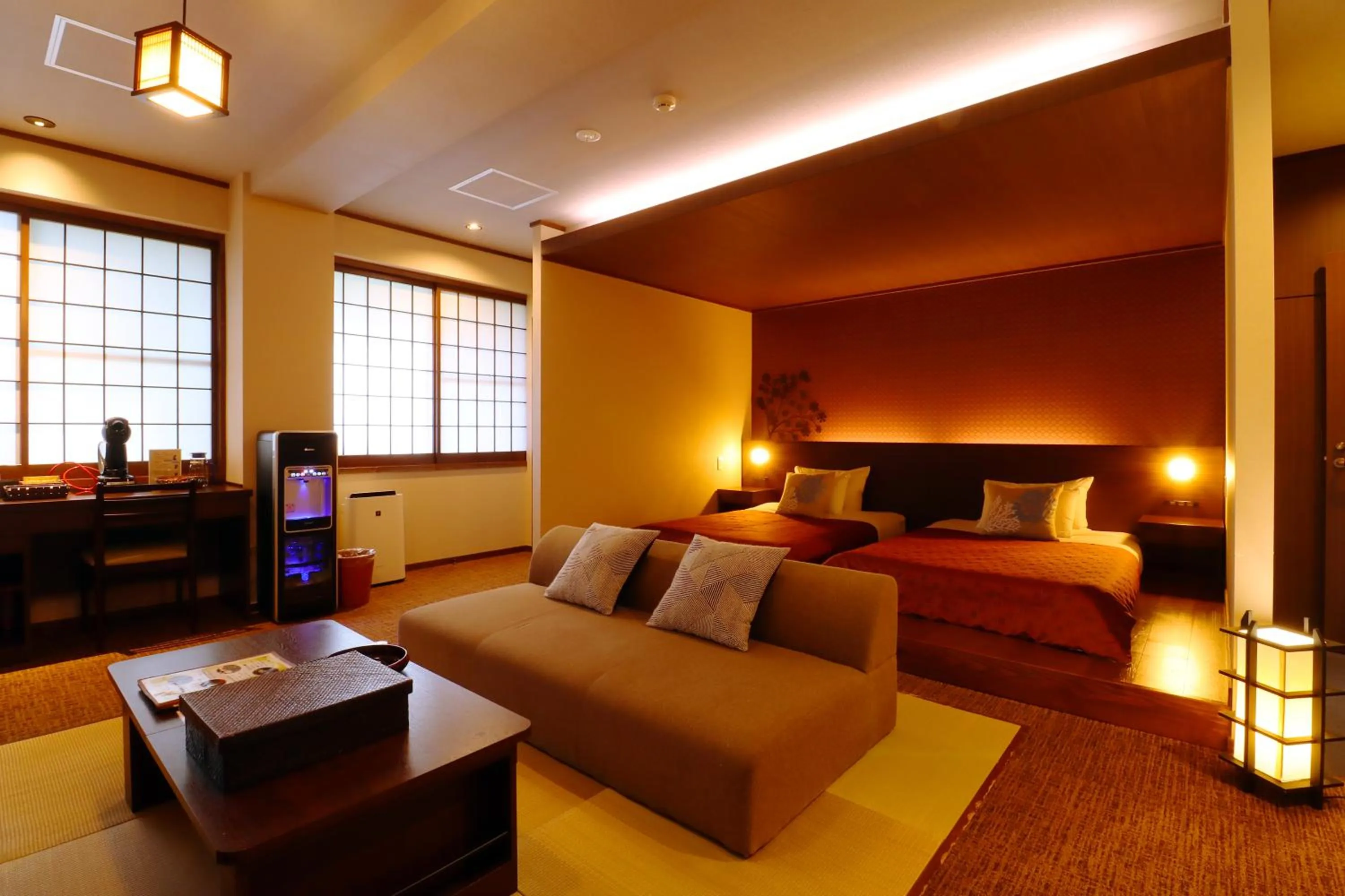 Photo of the whole room, Bed in Kafutei