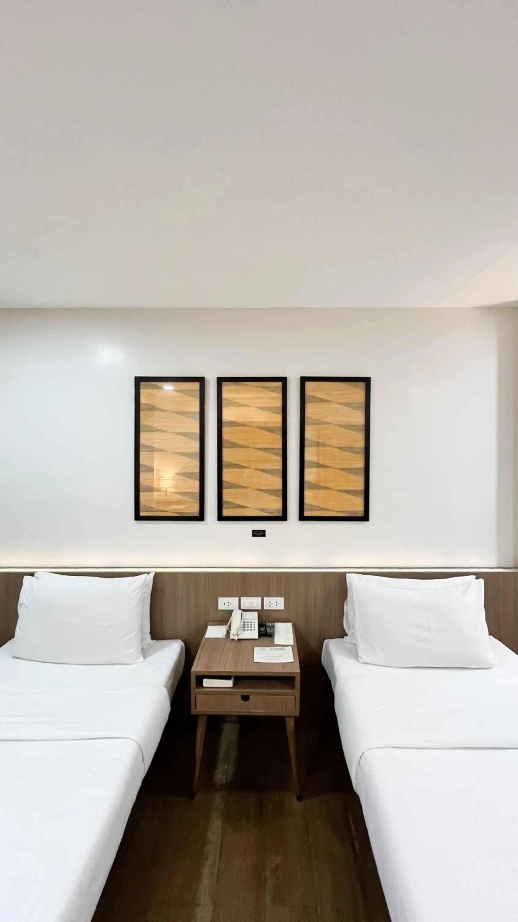 Bed in Nature's Village Resort