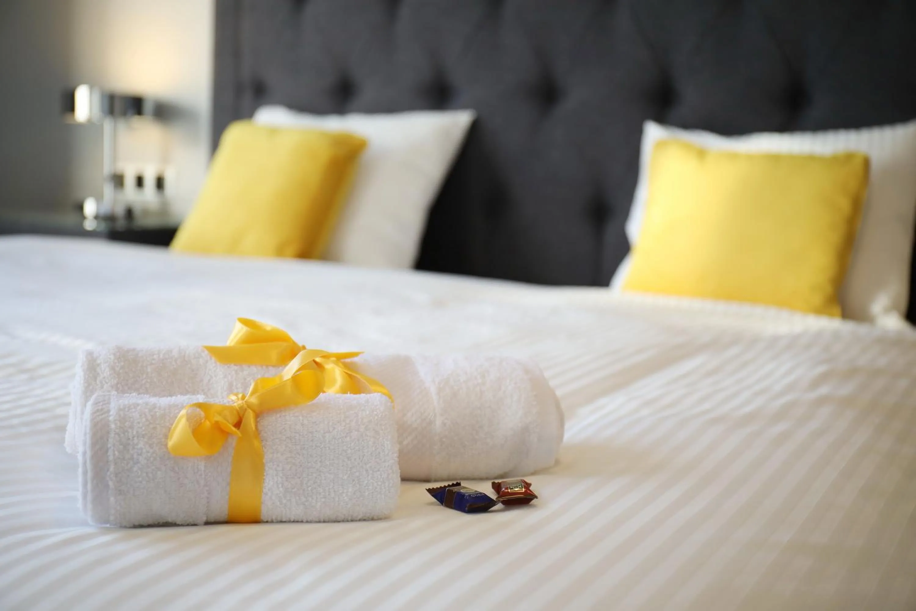 Bed in City Marine Luxury Apartments