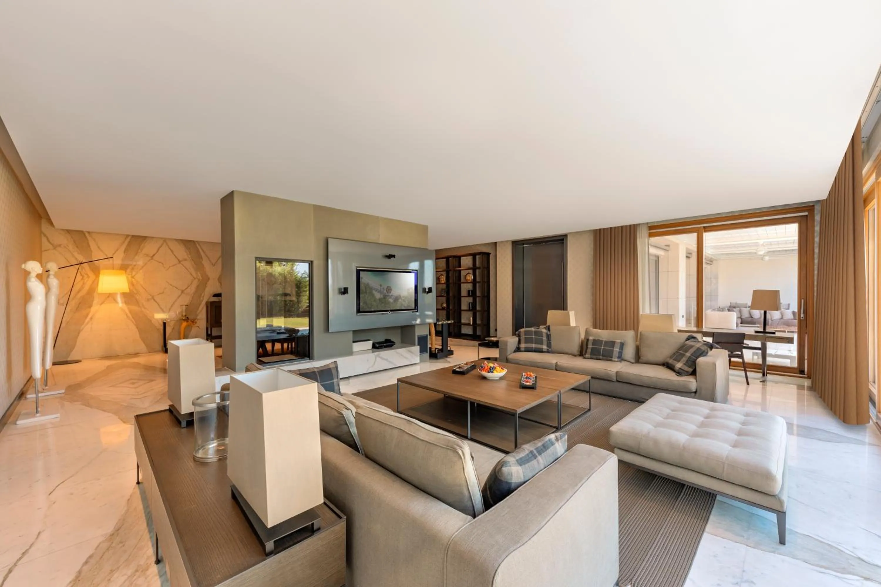 Living room in D Maris Bay