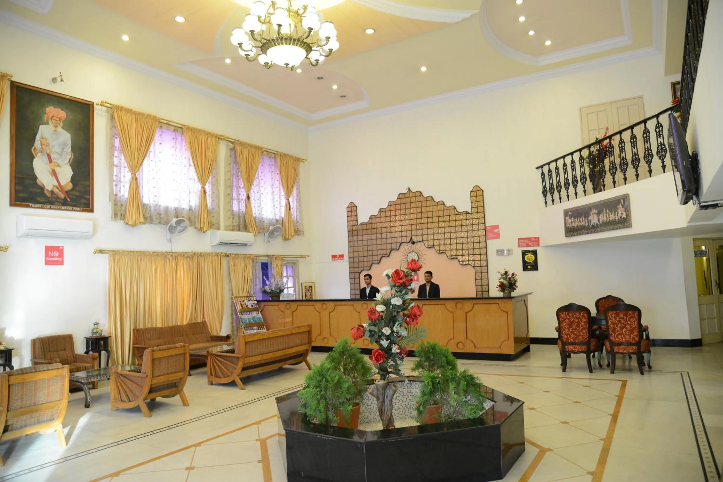 Lobby or reception in Rajputana Palace