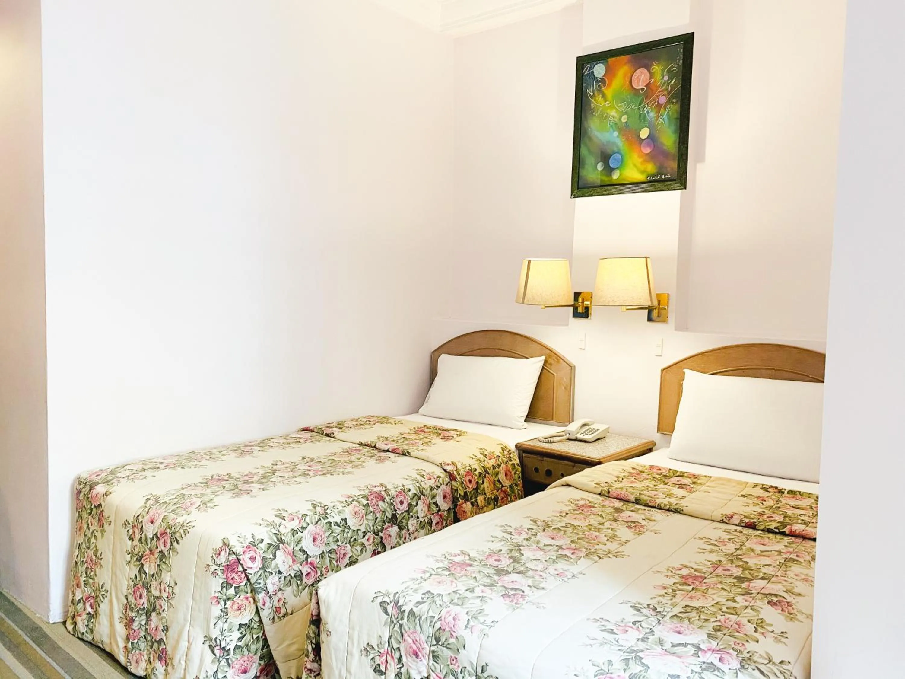 Bed in Hotel Rainbow