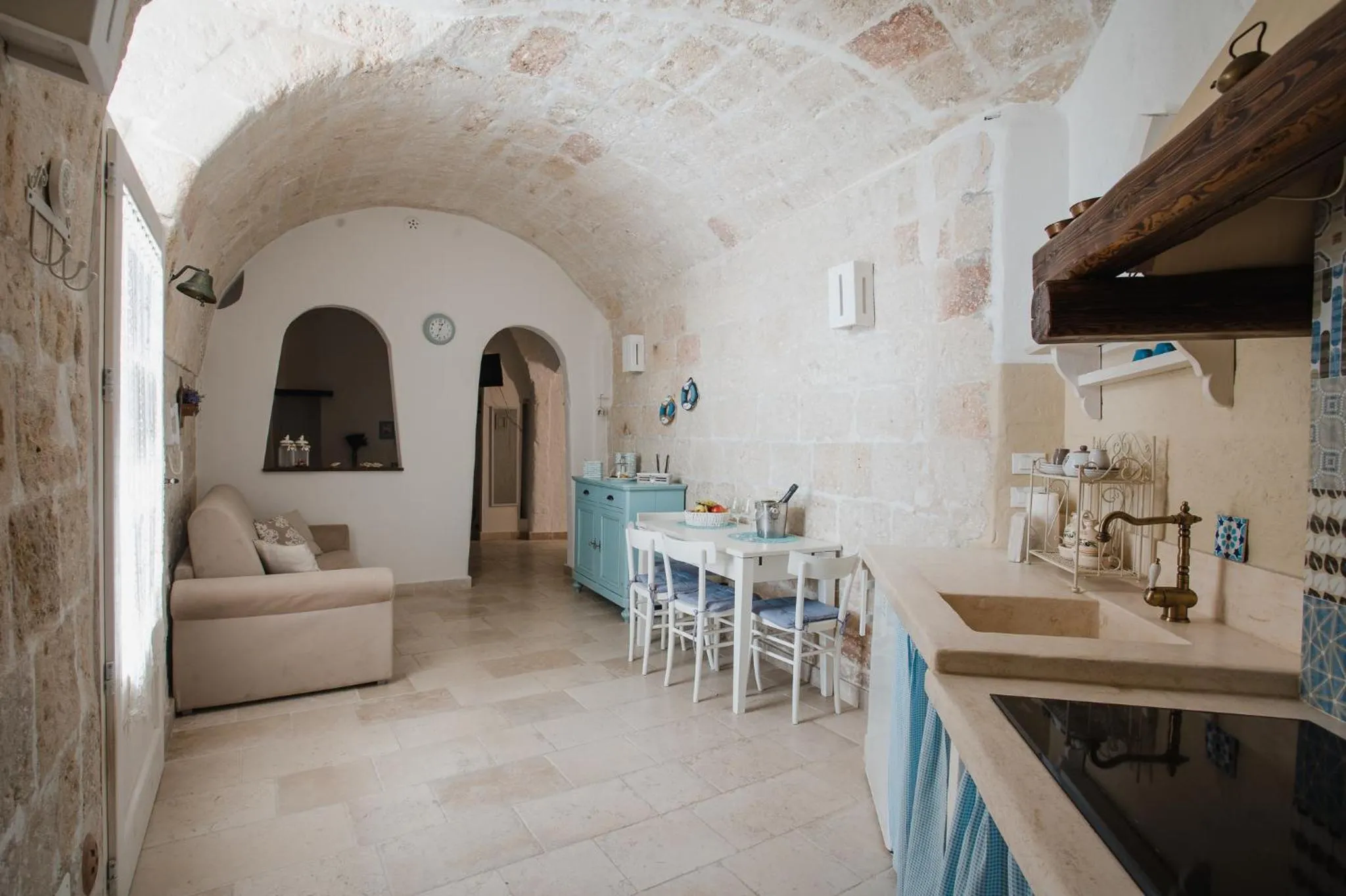Kitchen or kitchenette in La Casetta di Porzia