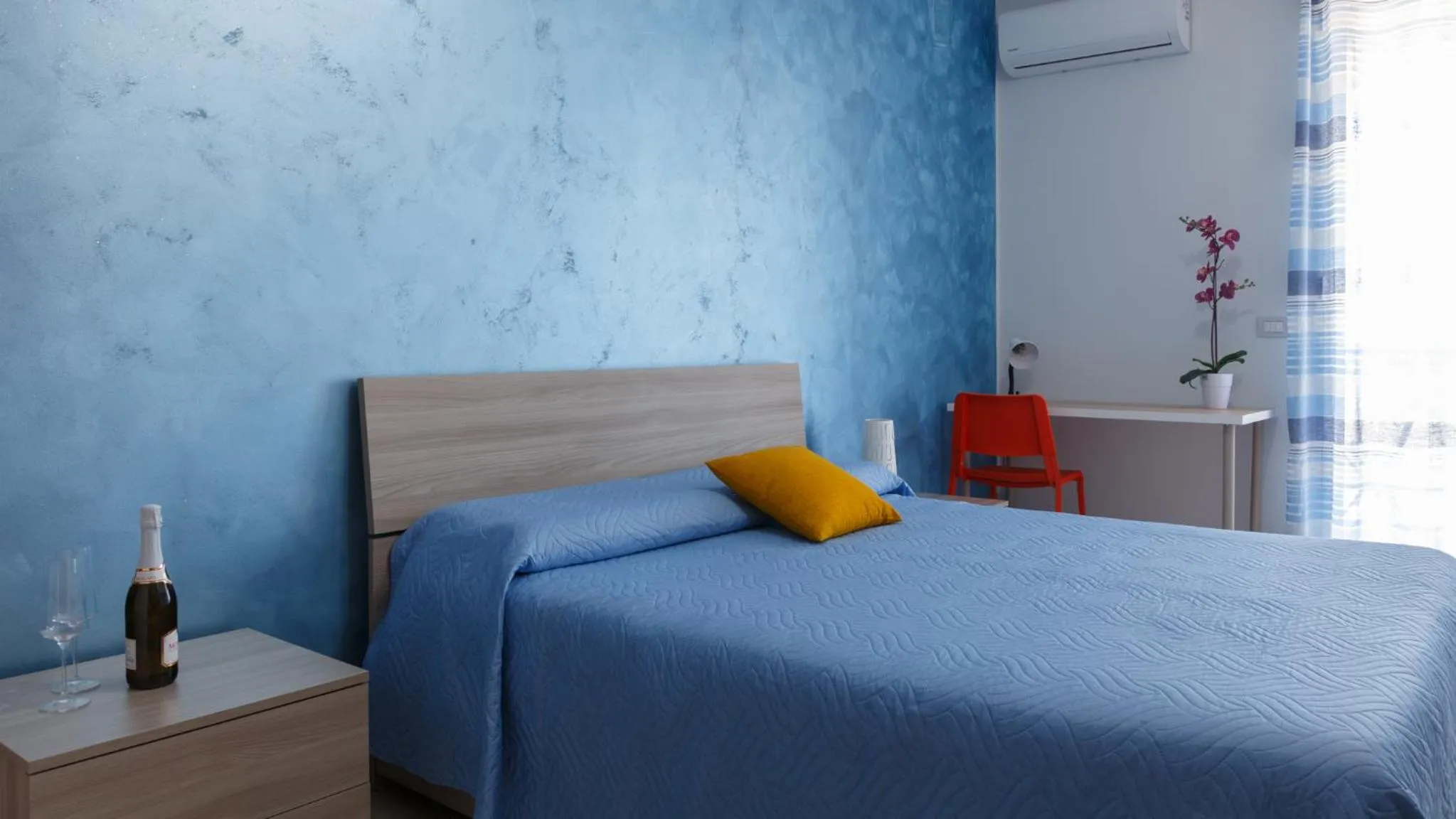 Bed in B&B Mediterraneo