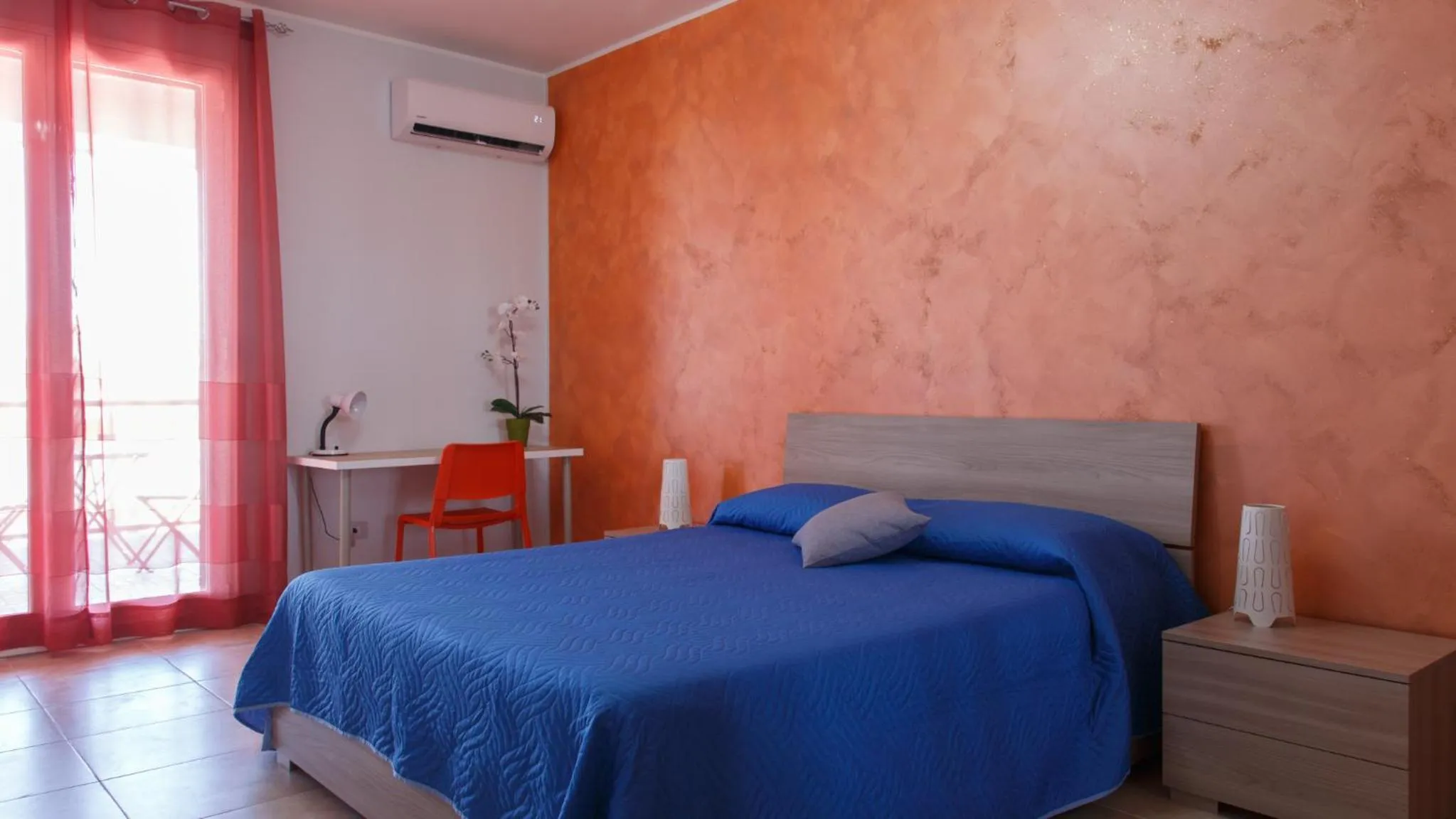 Bed in B&B Mediterraneo