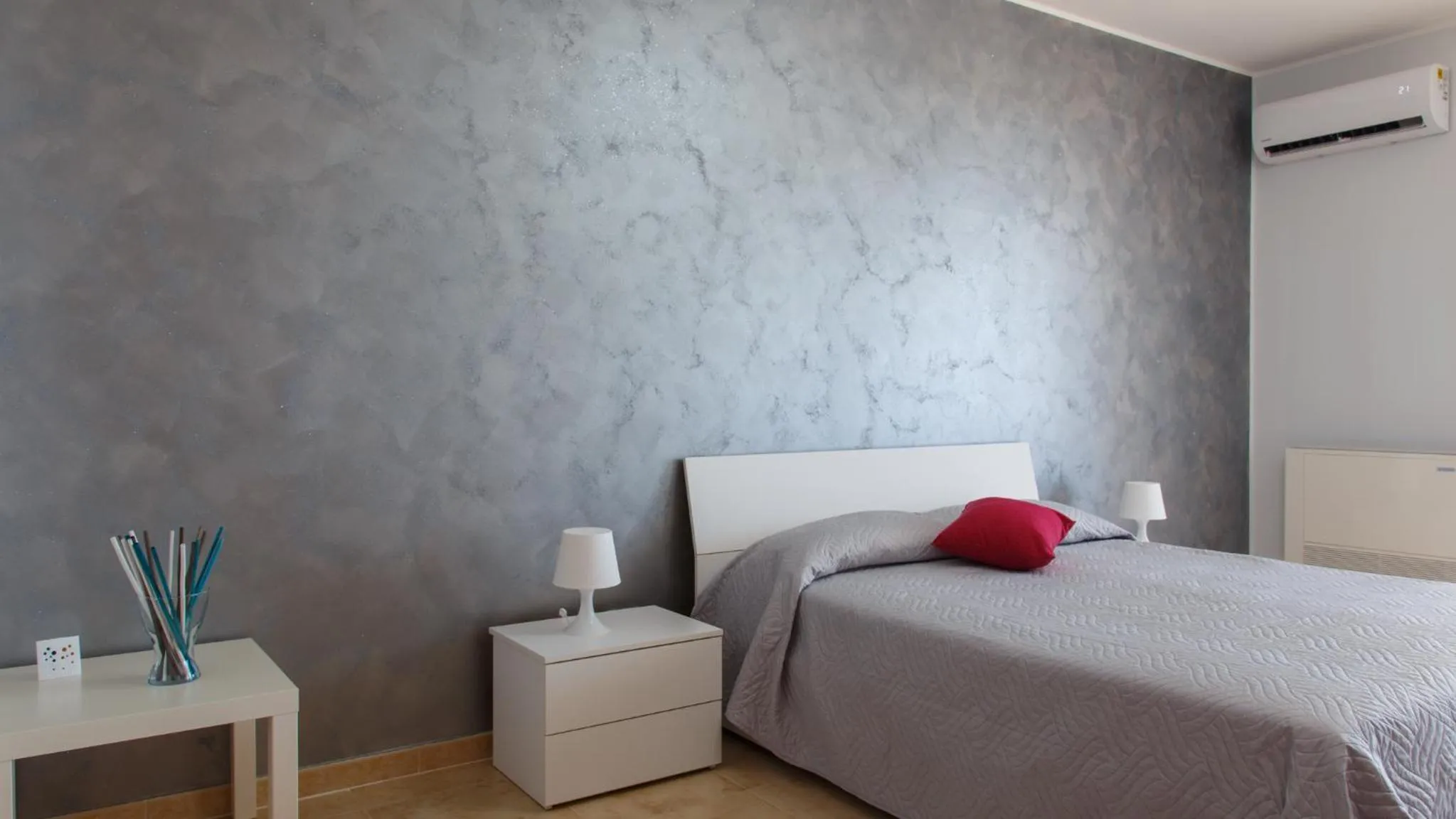 Bed in B&B Mediterraneo