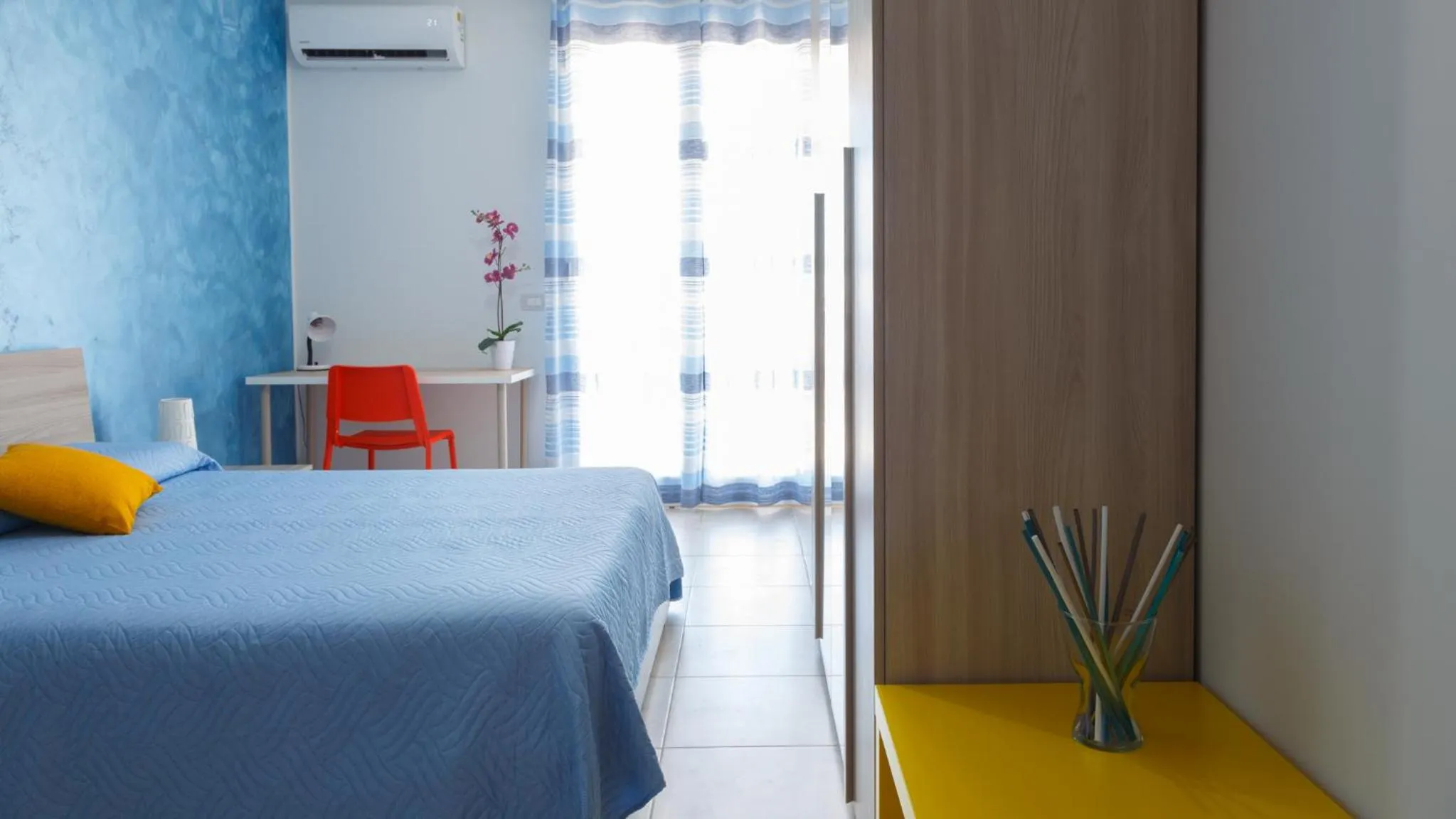 Bed in B&B Mediterraneo