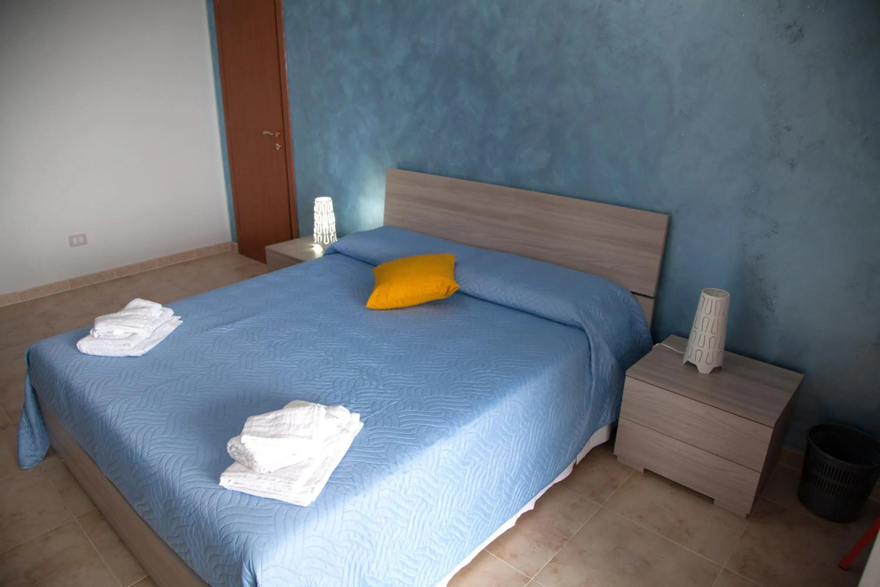 Bed in B&B Mediterraneo