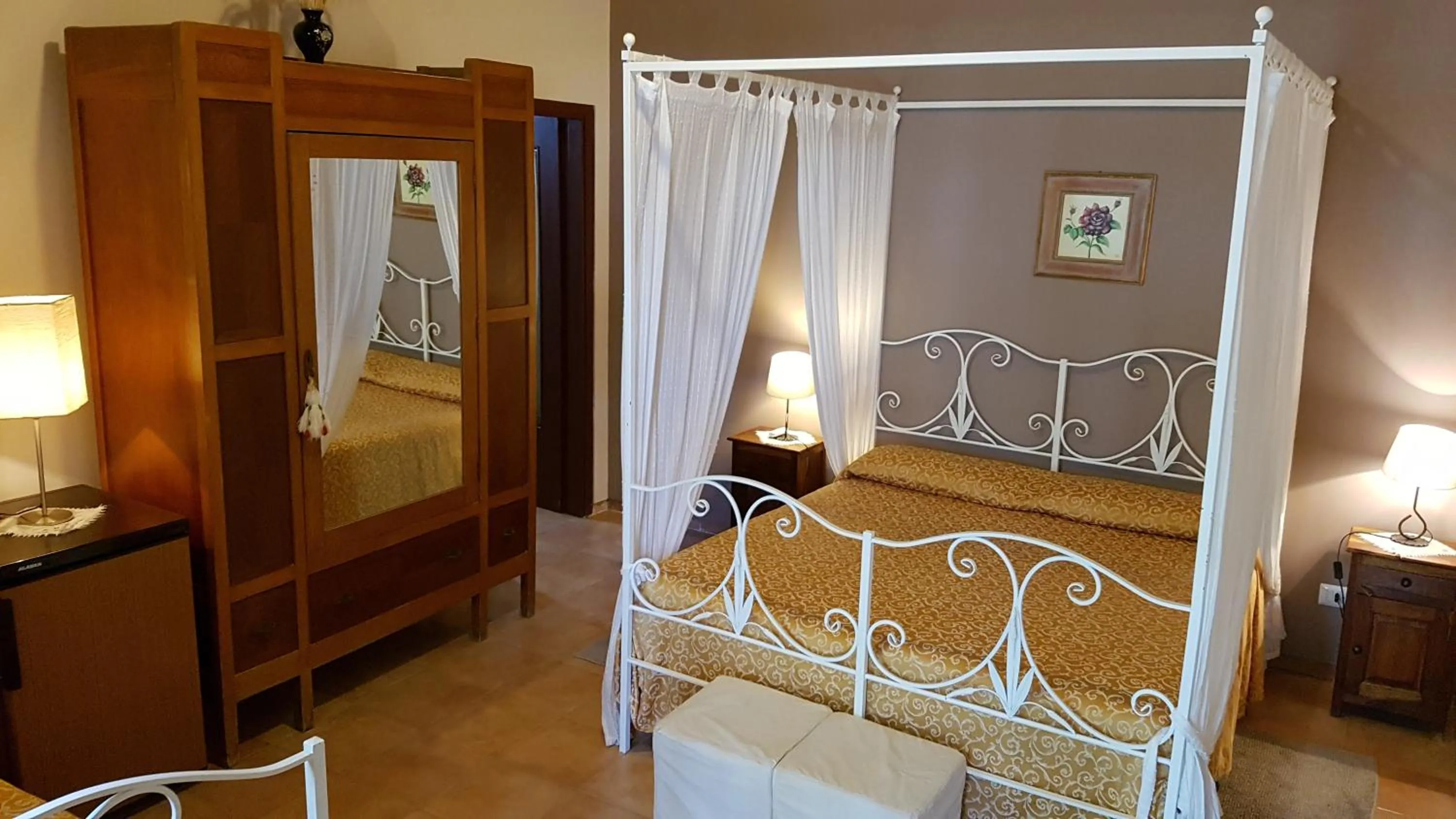 Bed in Masseria Case Damma