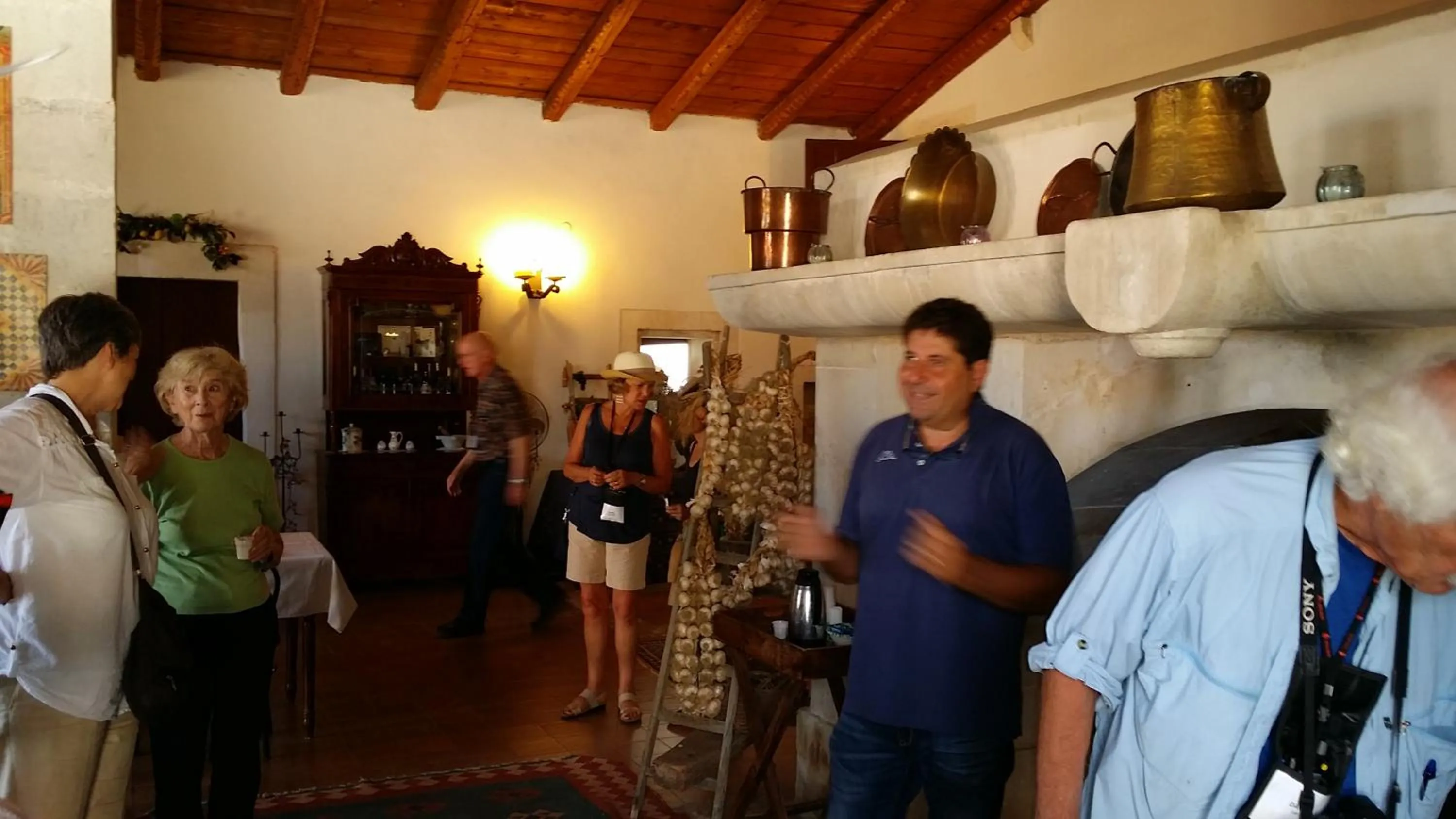 Decorative detail in Masseria Case Damma