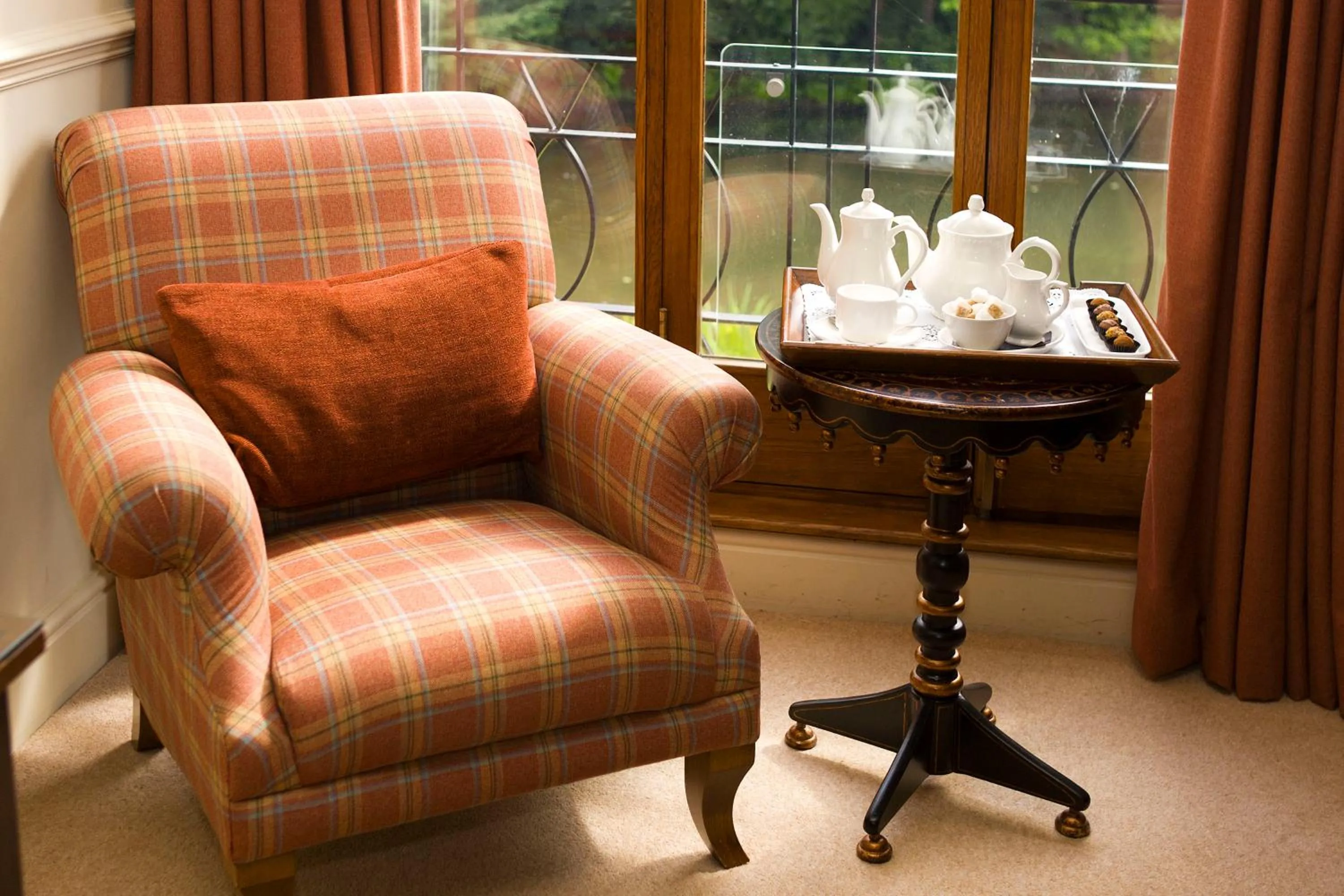 Seating area in Whitley Hall Hotel