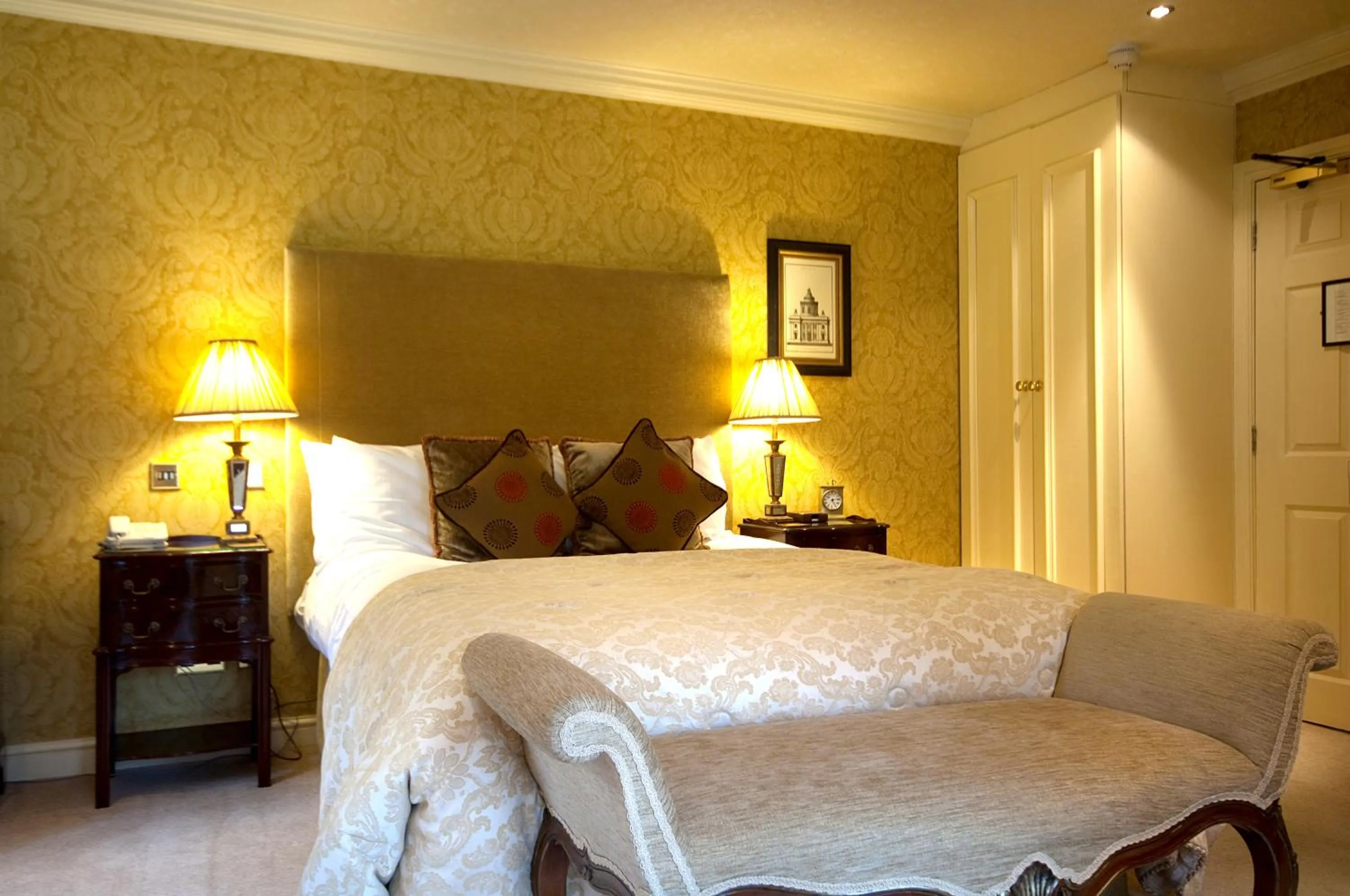 Bed in Whitley Hall Hotel