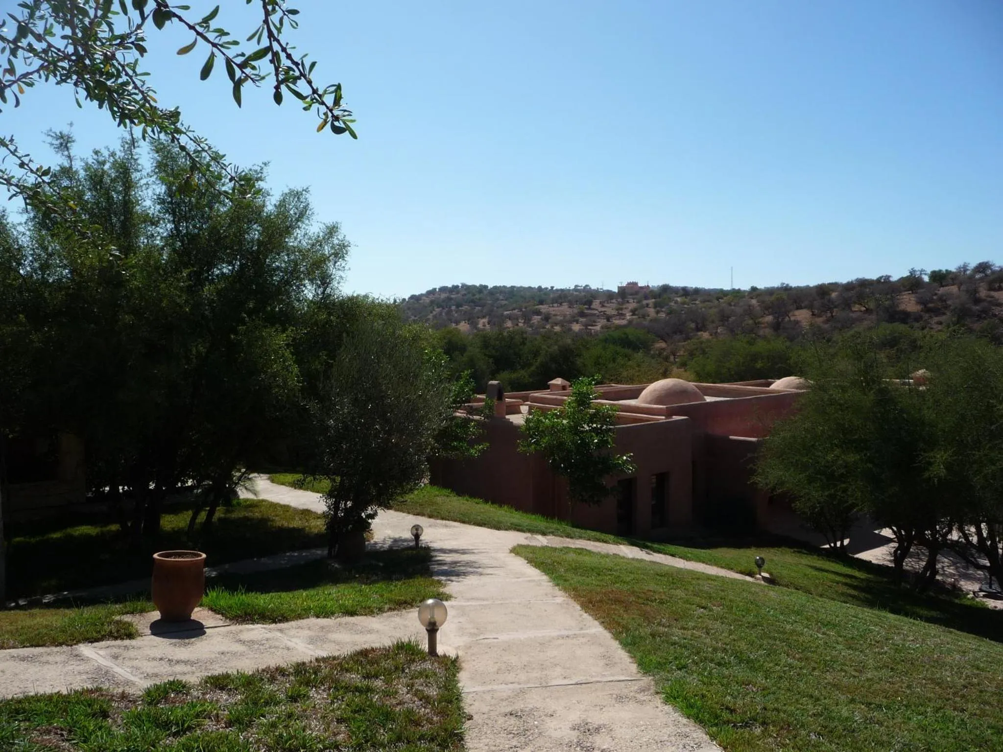 Garden view in Paradis Nomade