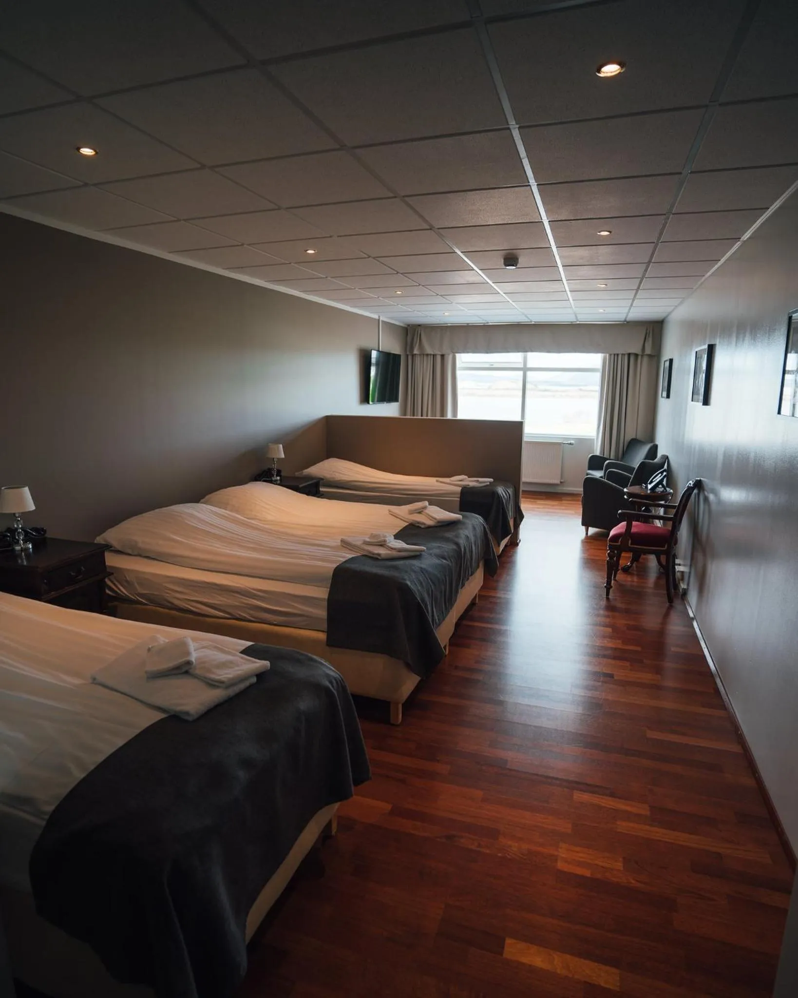 Bedroom, Bed in Sel - Hótel Mývatn