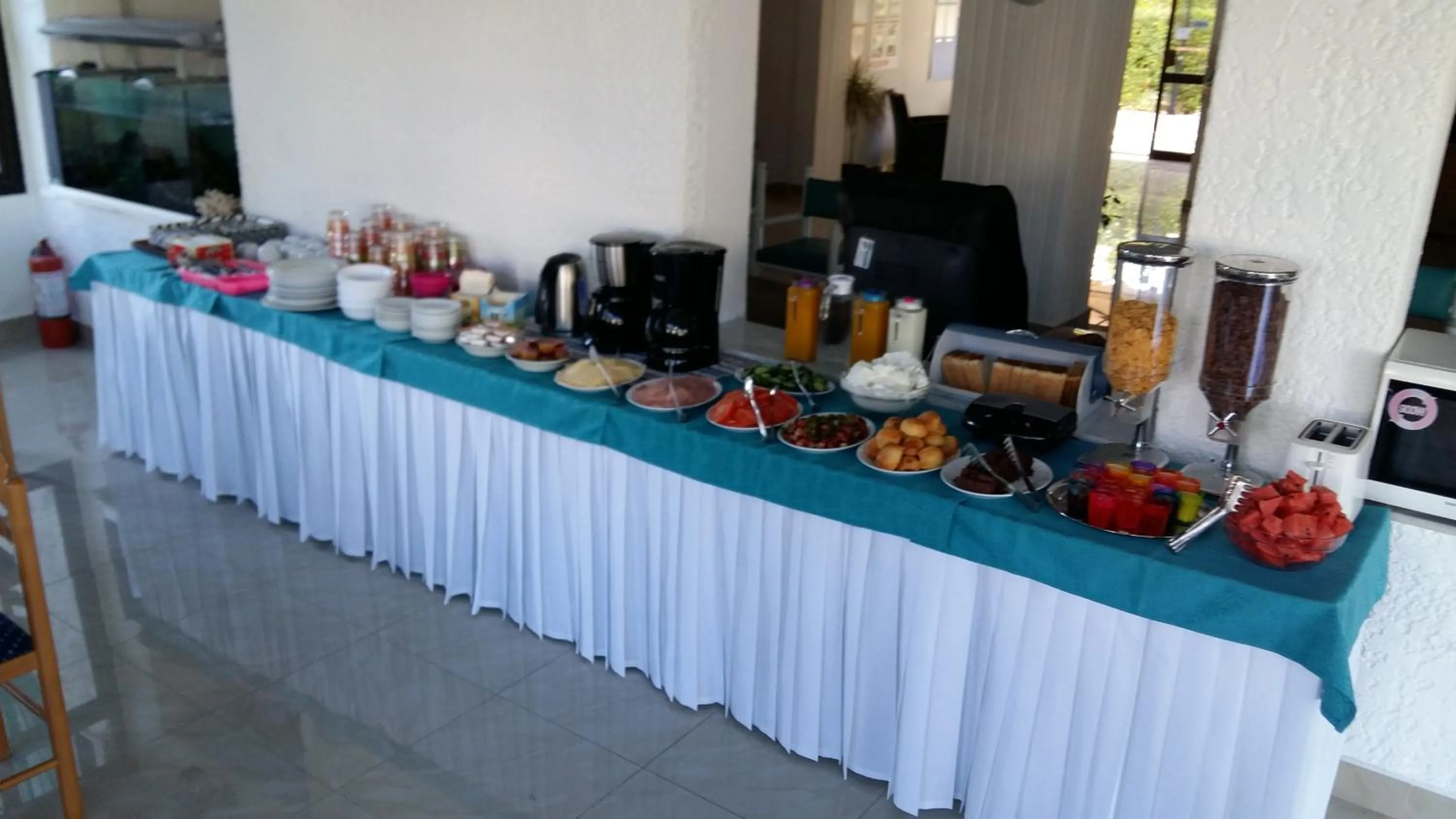 Buffet breakfast in Argo Hotel