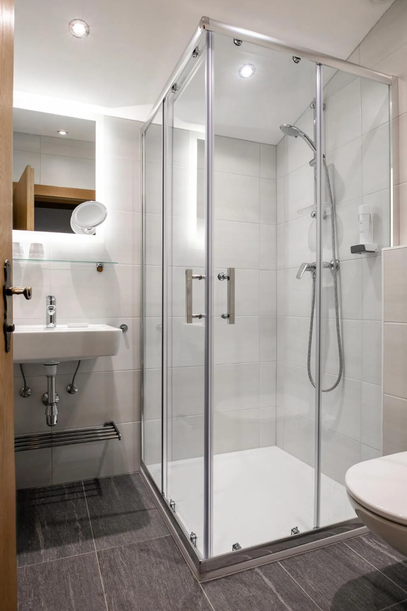 Shower in Boutiquehotel ZOMM in Seefeld
